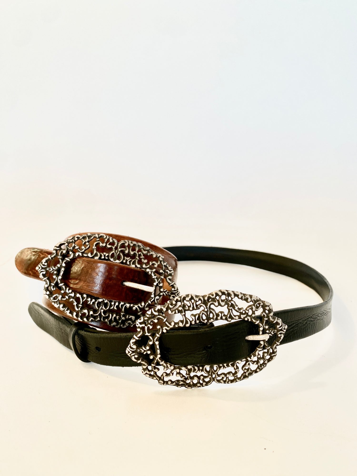 Cintura Cuoio Filigrana