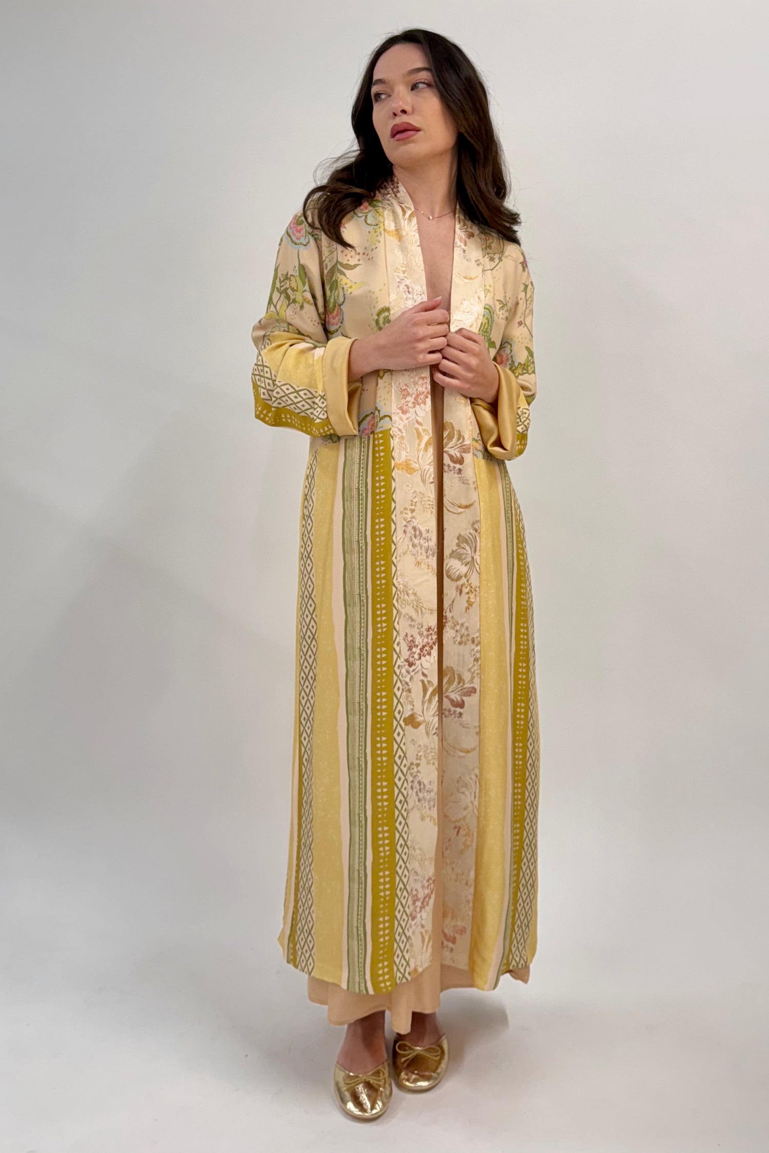 Kimono Lungo Damasco