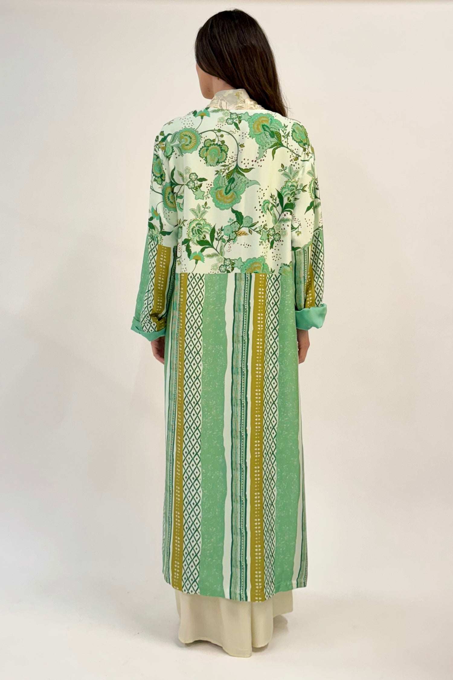 Kimono Lungo Damasco