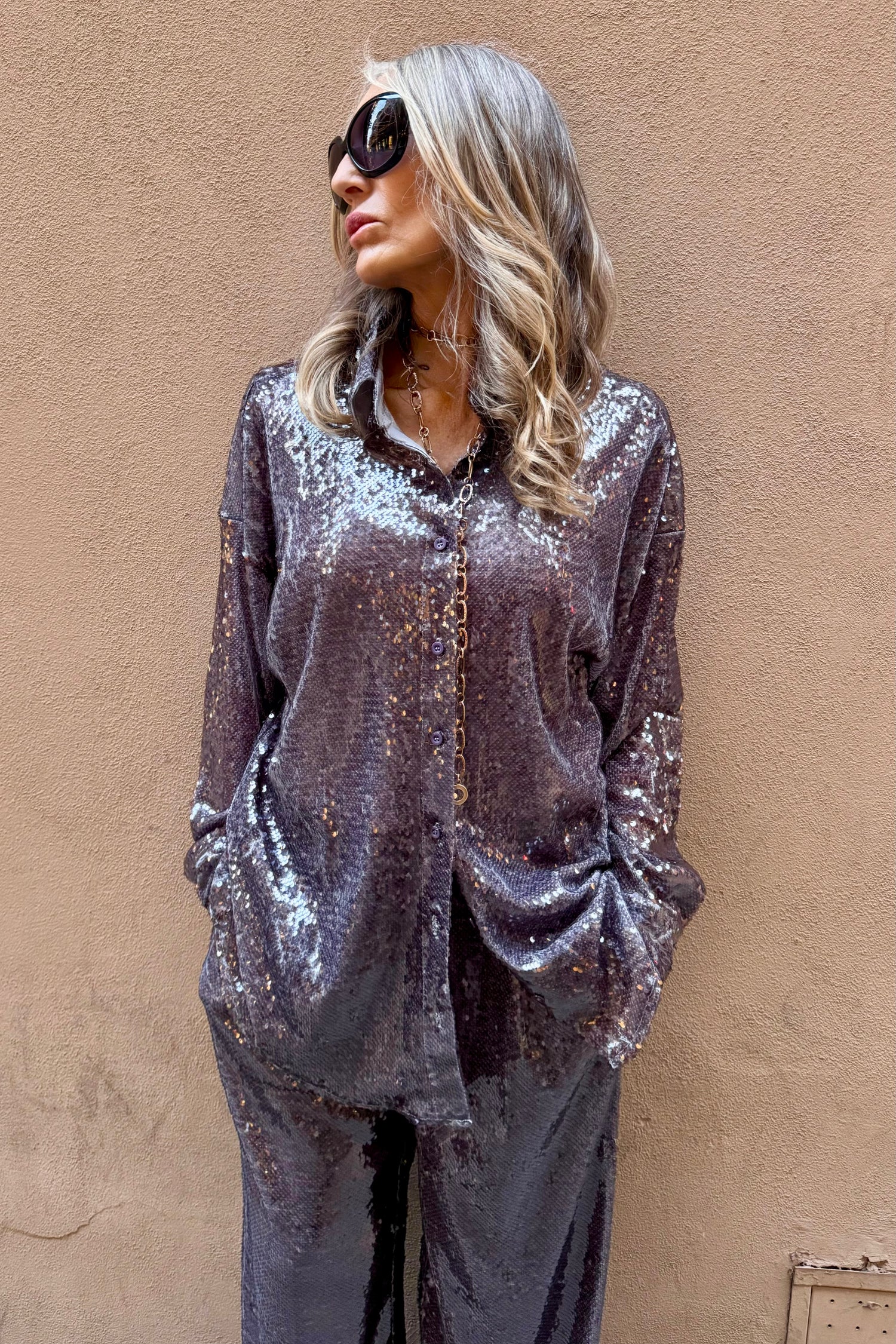 Camicia Paillettes