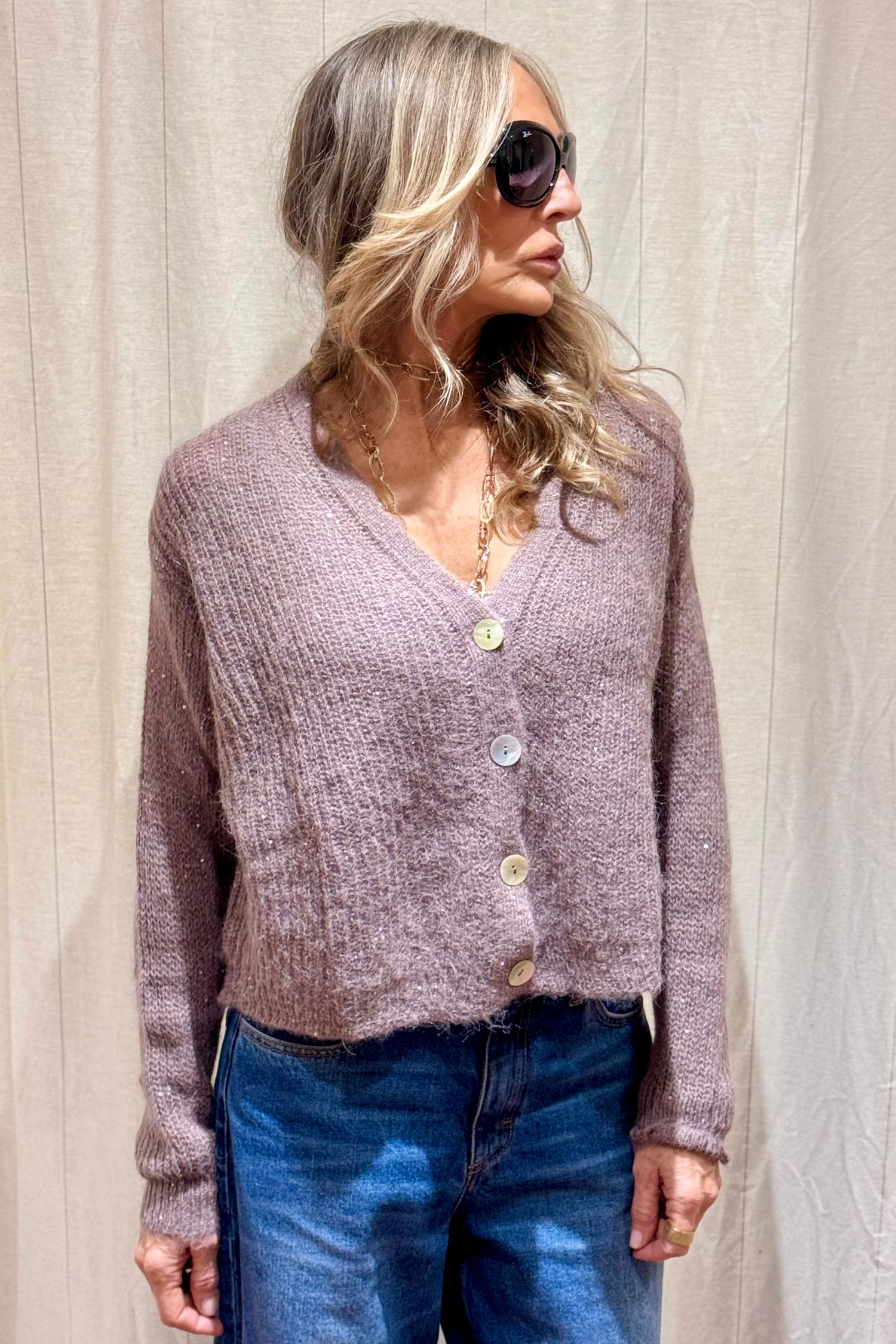 Cardigan Paillettes