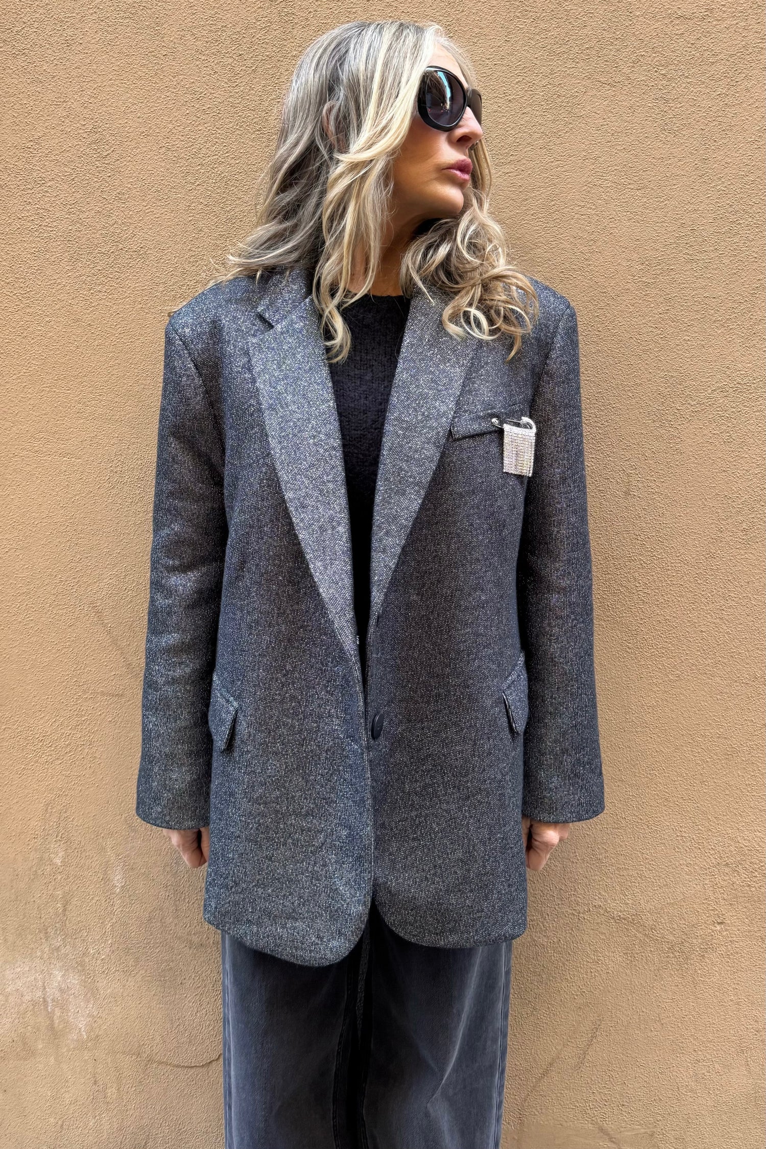 Blazer Over Metallizzato