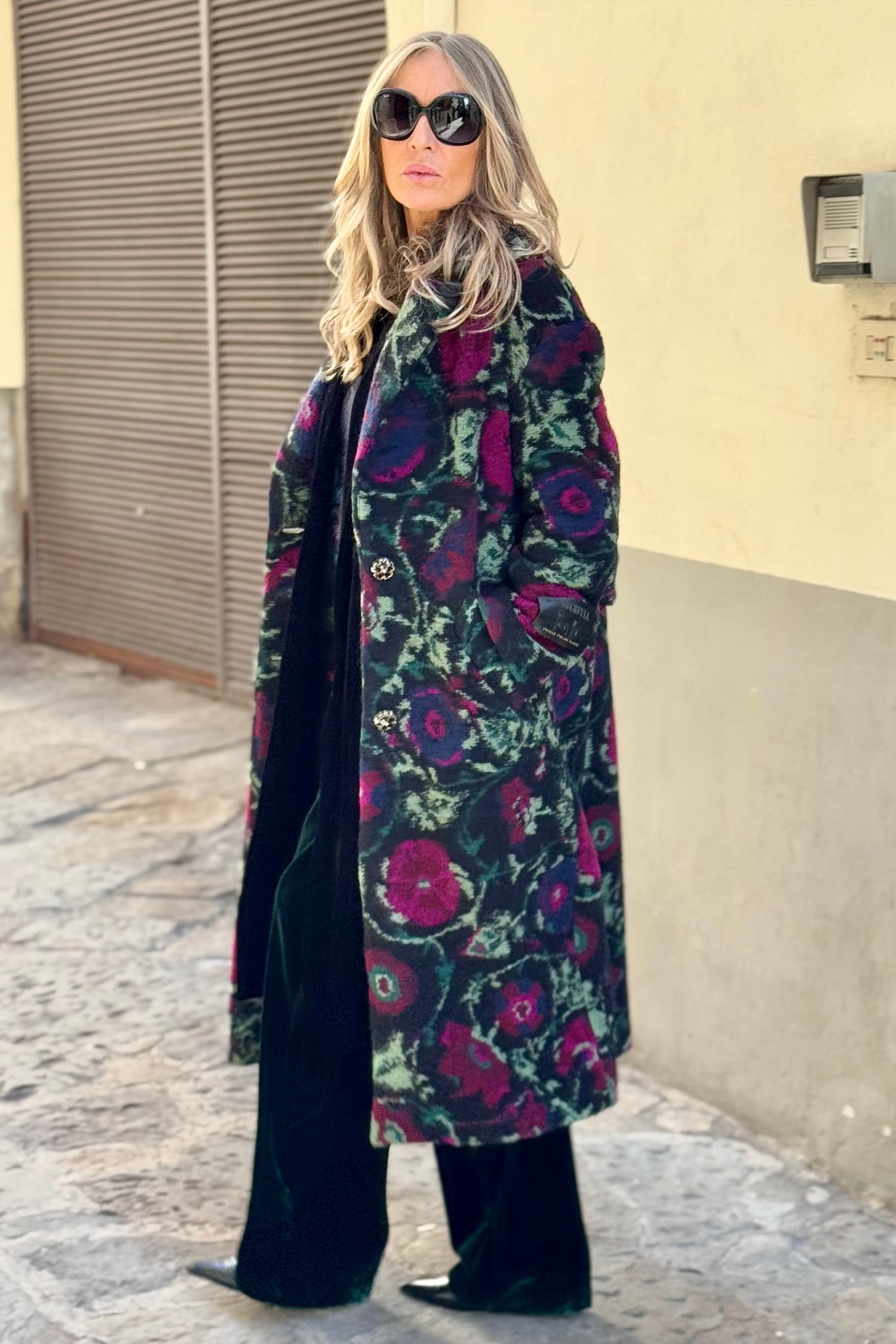 Cappotto Fantasia Nero