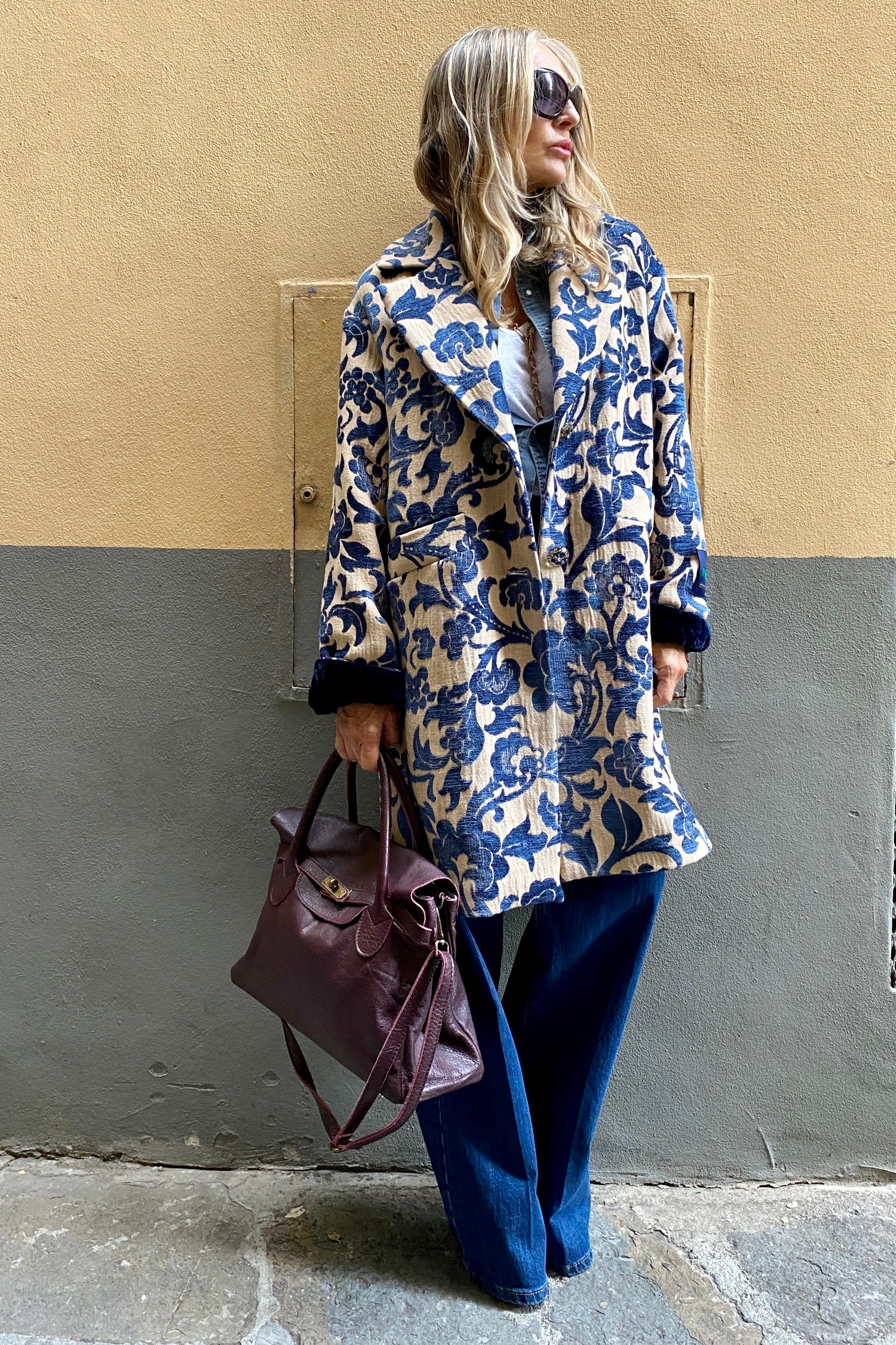 Capotto Jacquard Panna