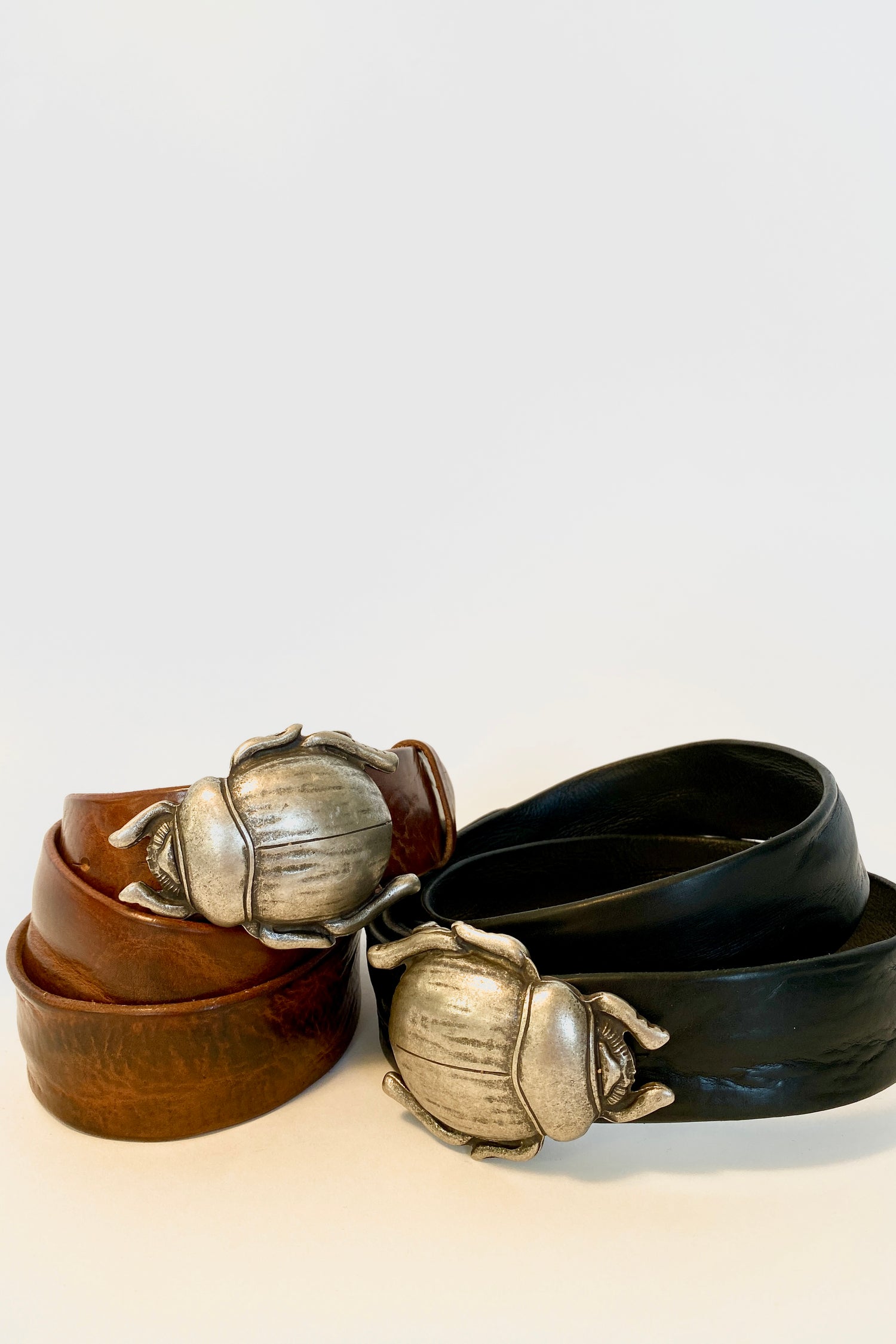 Cintura Cuoio Scarabeo