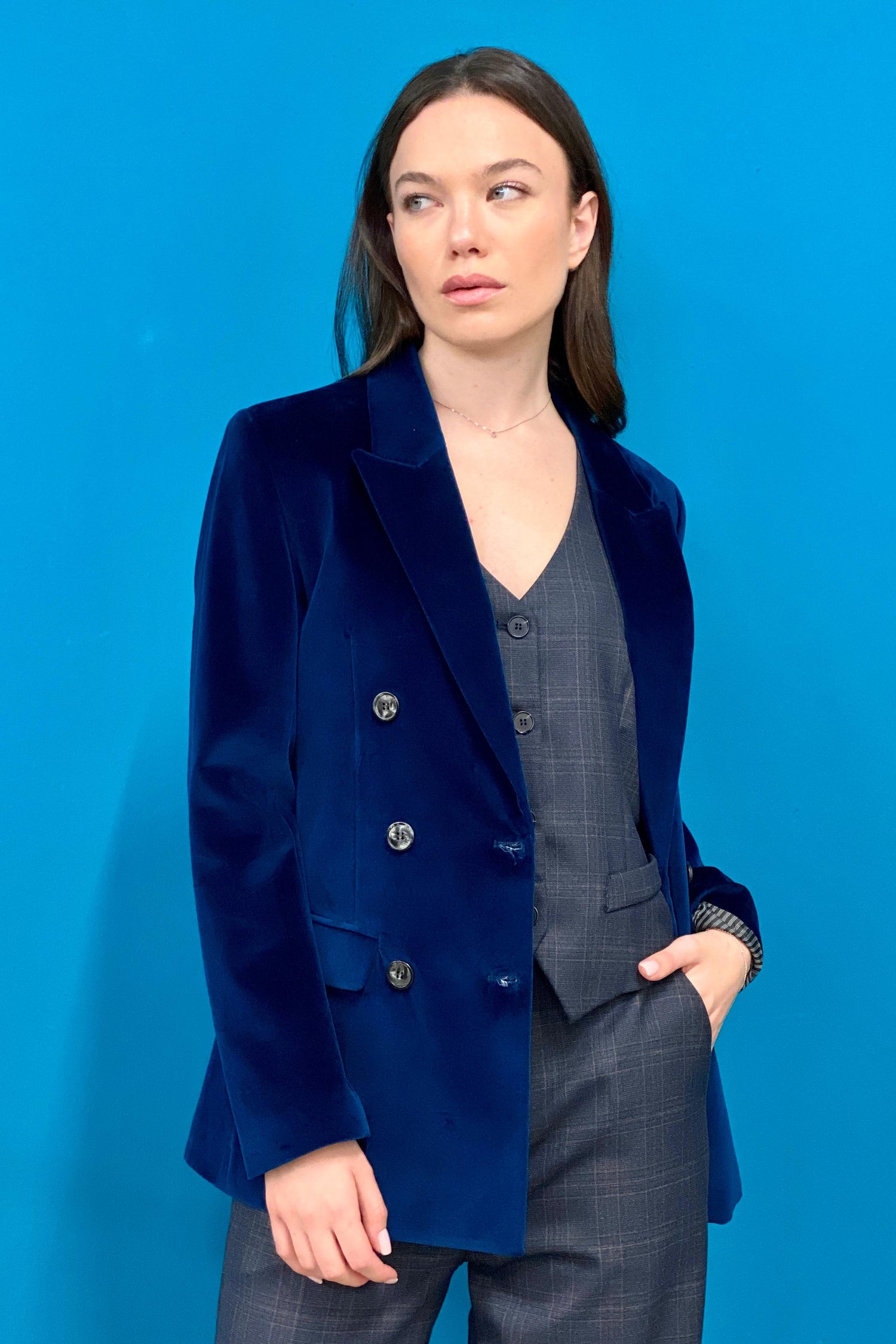 Blazer Fustagno Doppiopetto