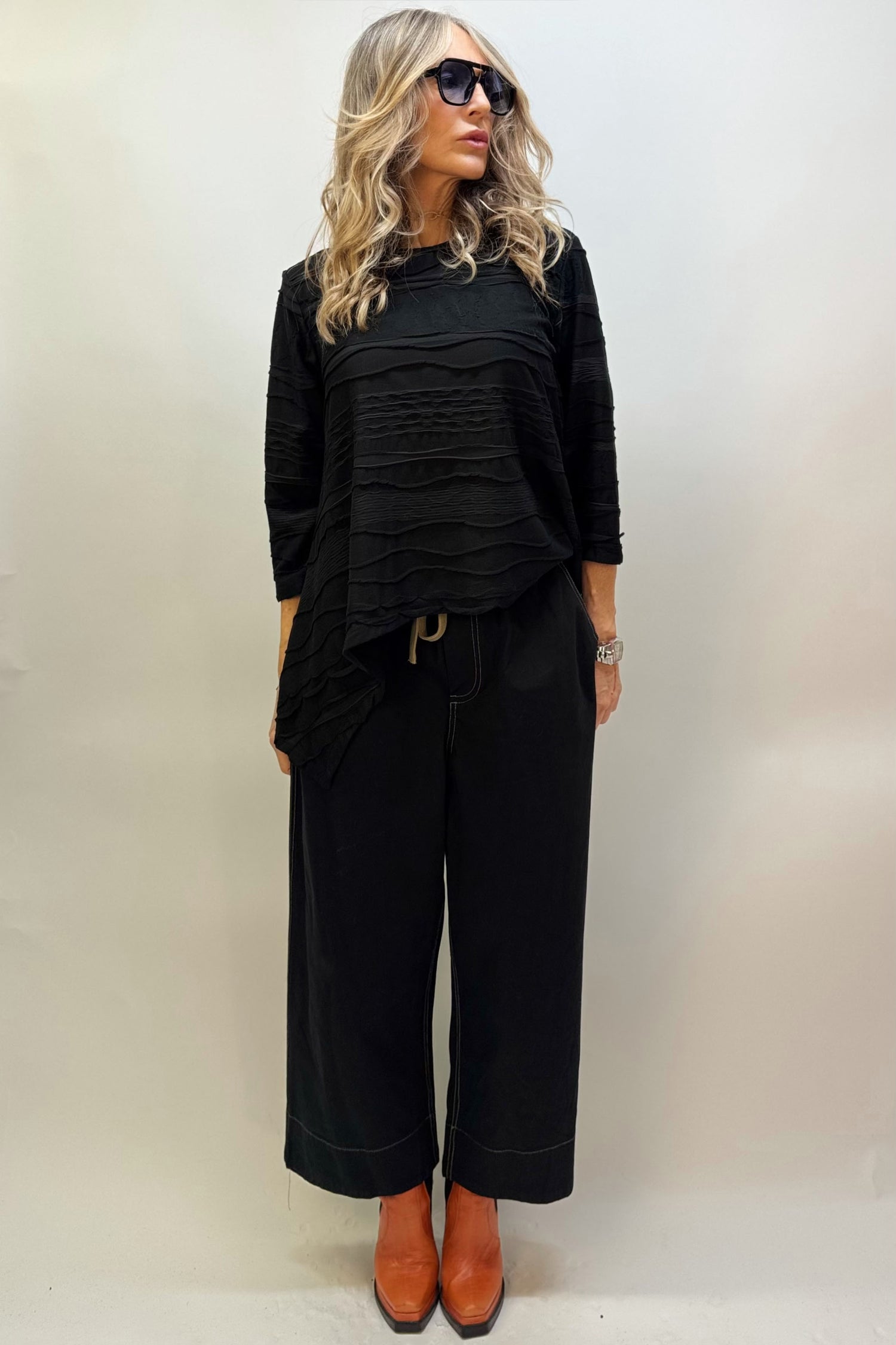 Pantalone Coulisse Gamba Larga