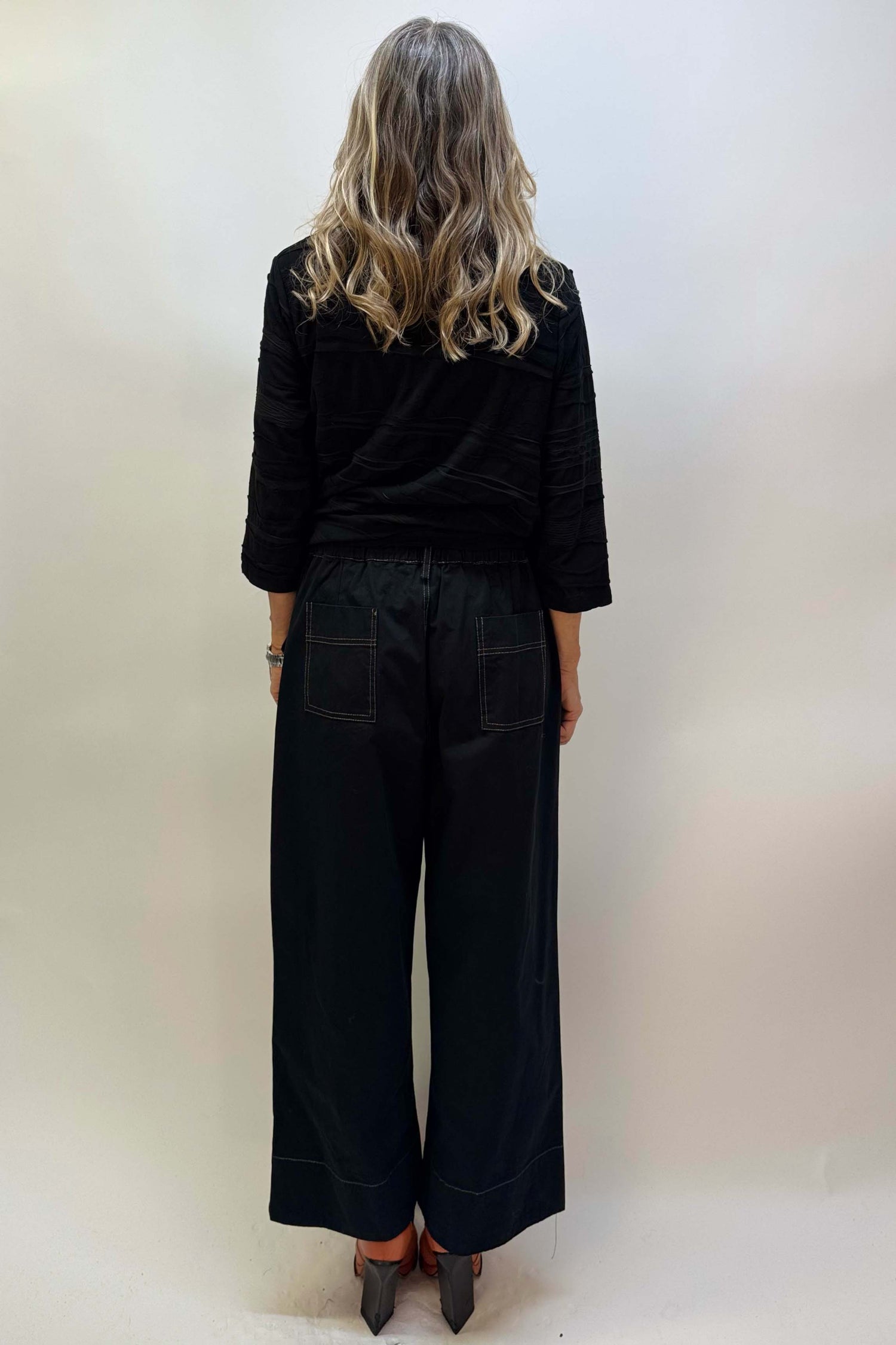 Pantalone Coulisse Gamba Larga