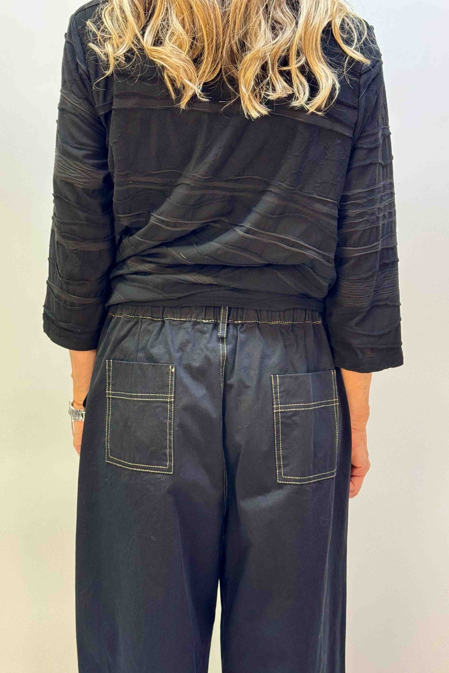 Pantalone Coulisse Gamba Larga