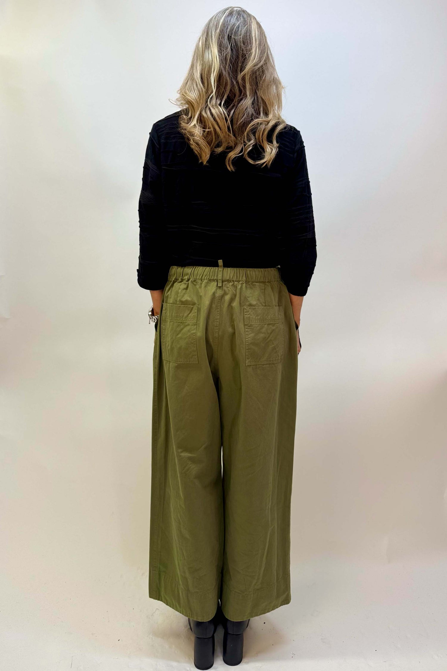 Pantalone Coulisse Gamba Larga