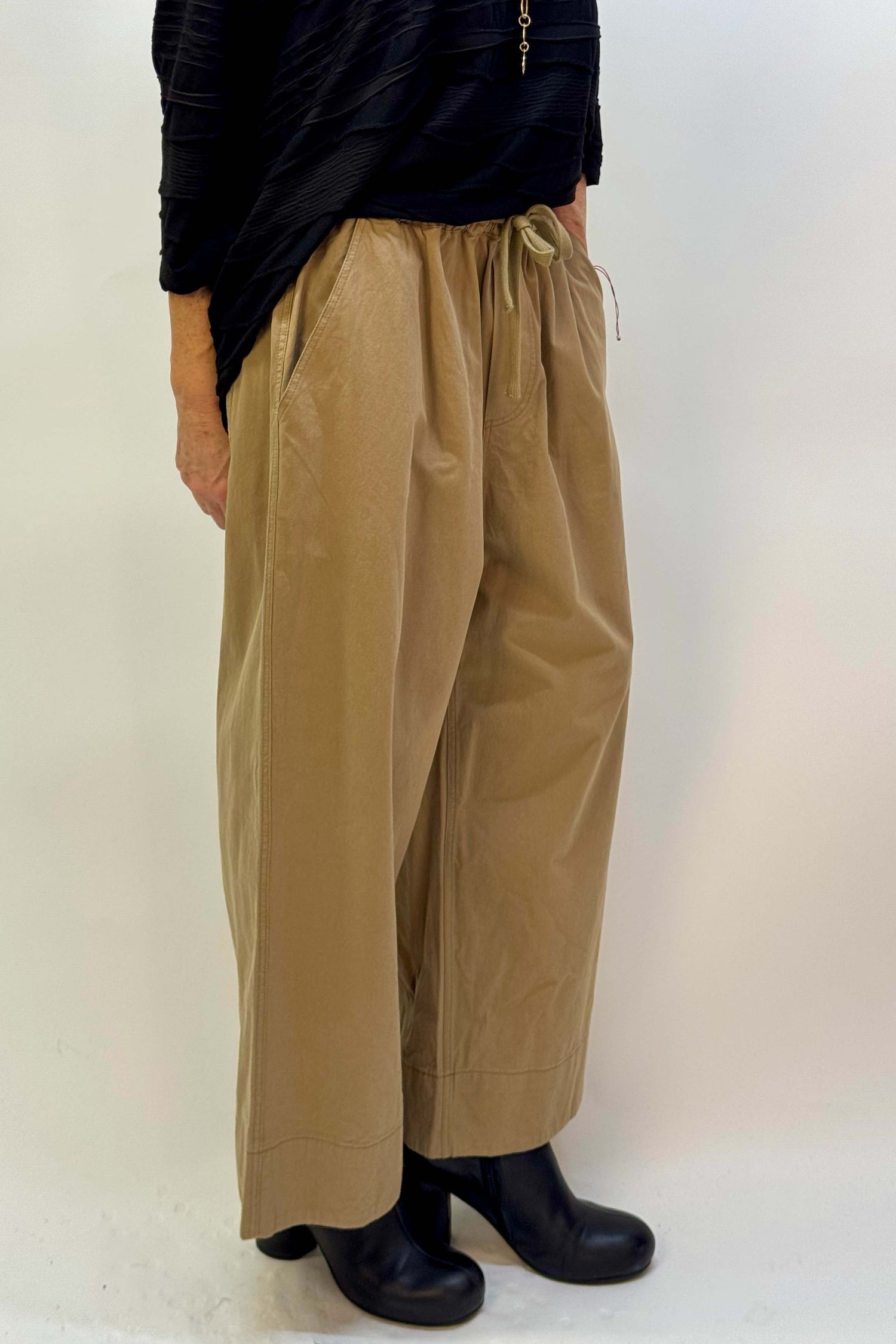 Pantalone Coulisse Gamba Larga