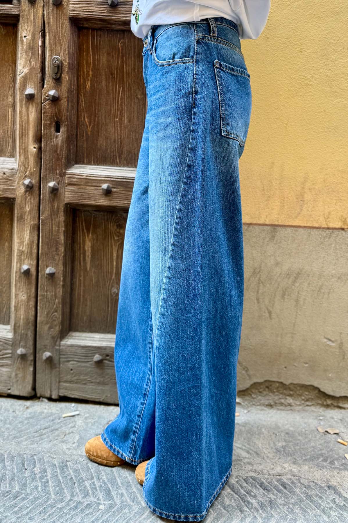 Jeans Gamba Palazzo