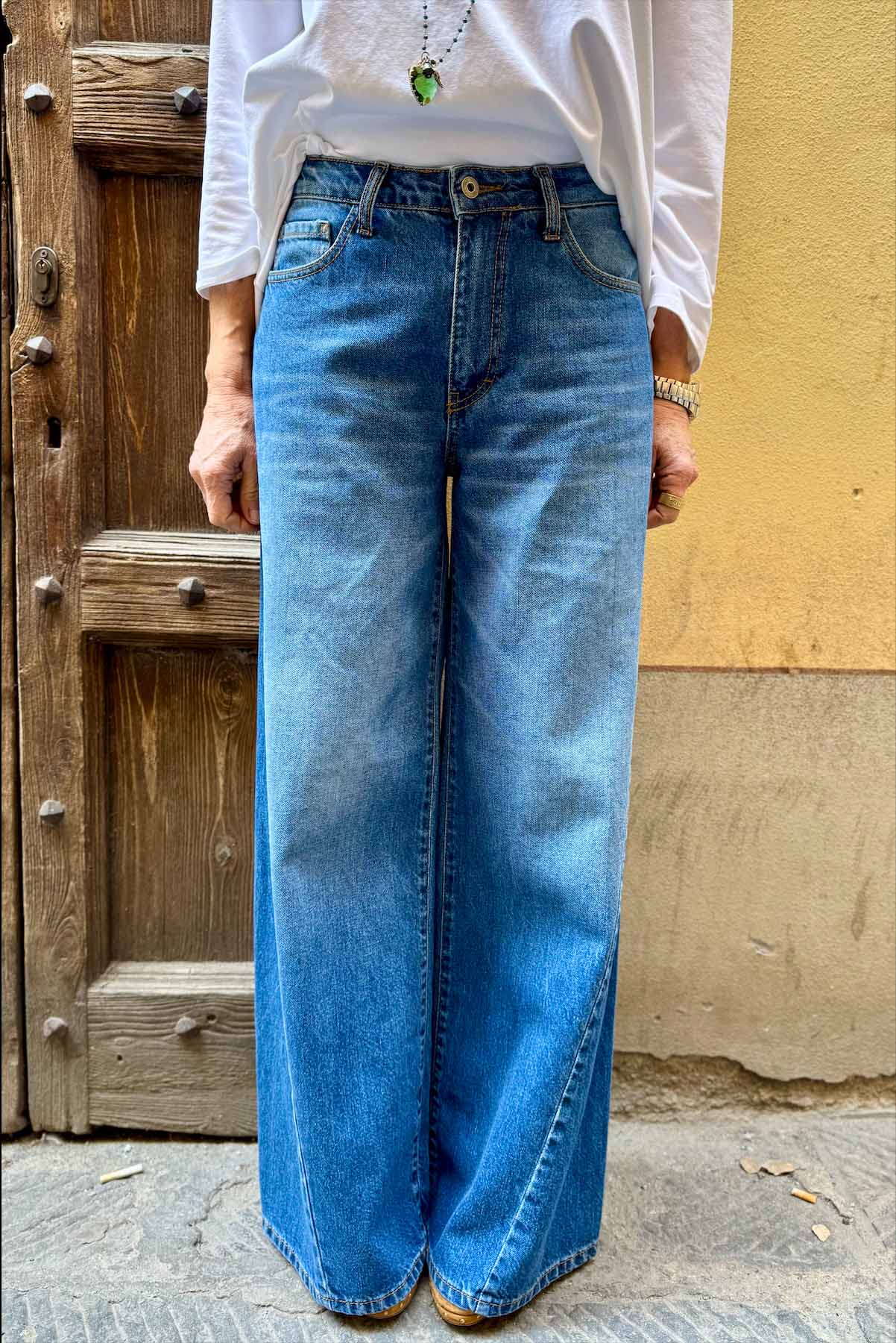 Jeans Gamba Palazzo