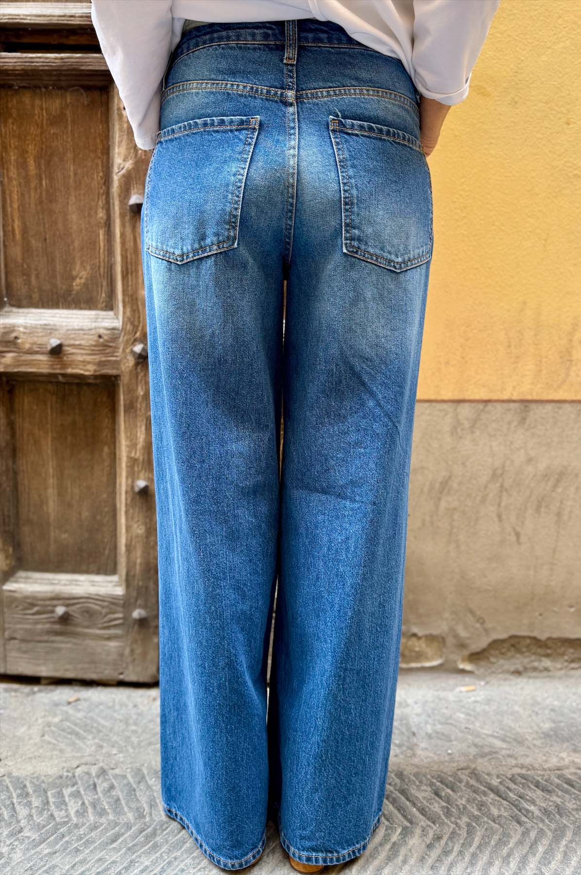 Jeans Gamba Palazzo