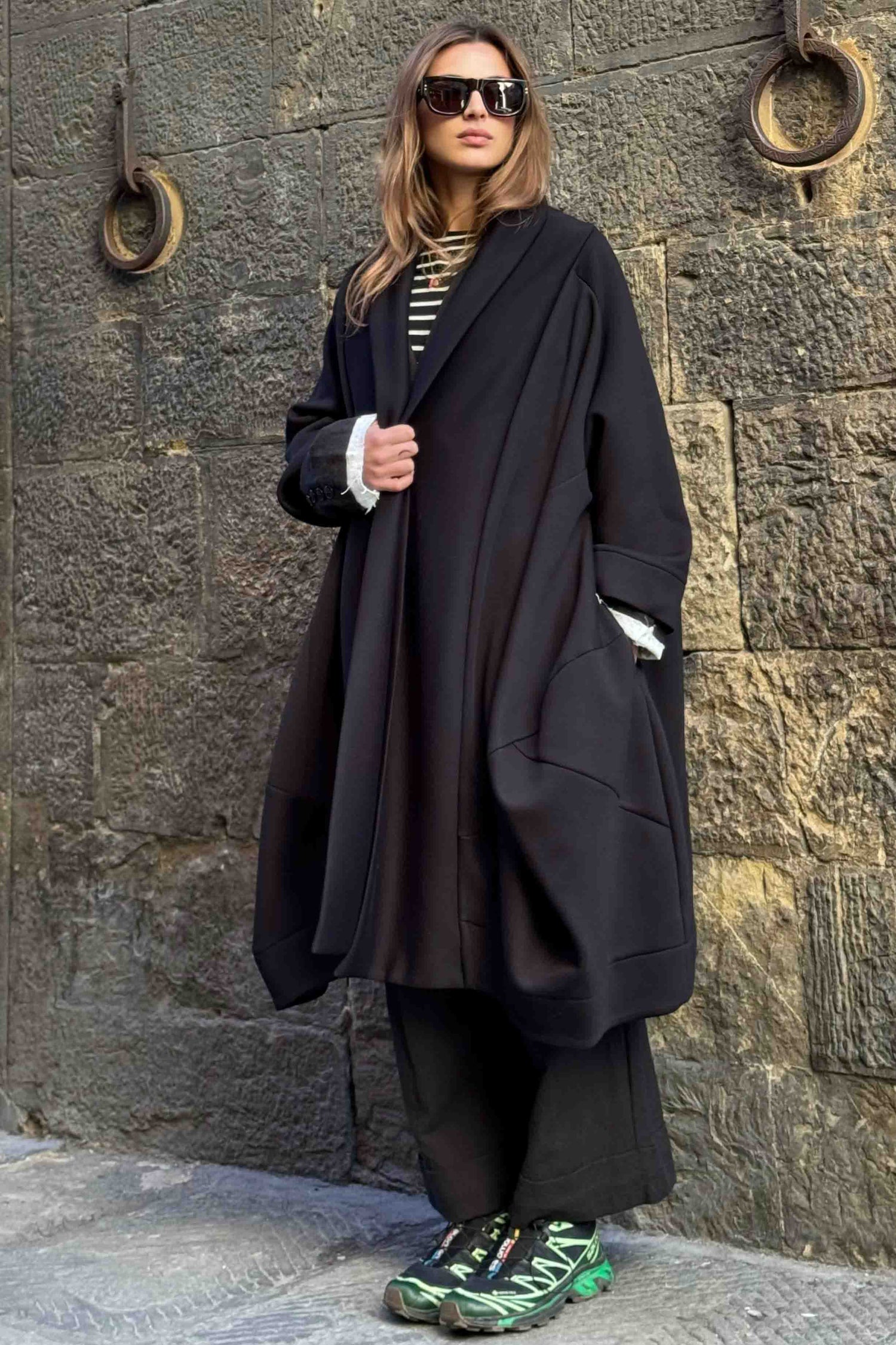 Spolverino Felpa Nero