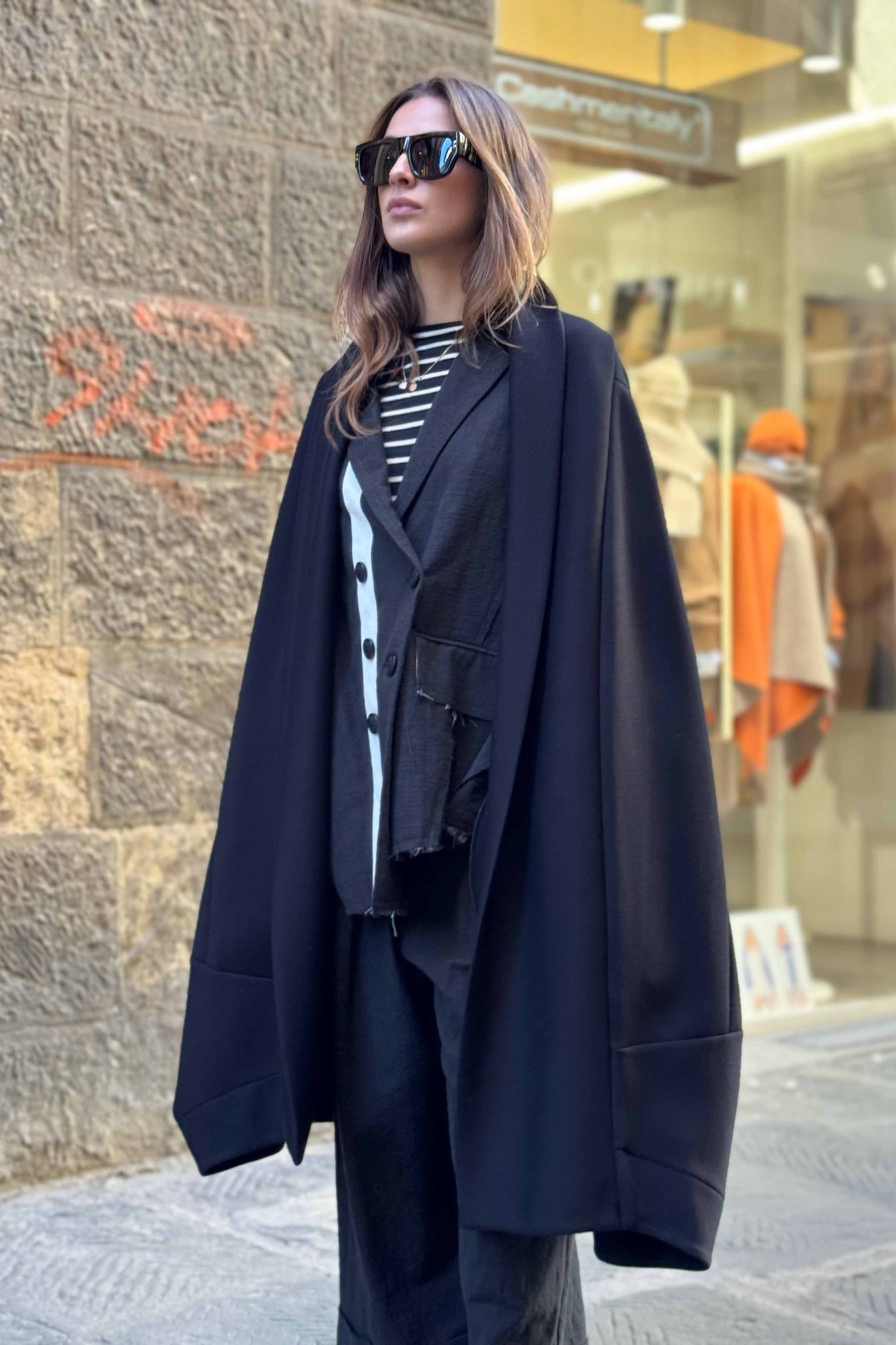 Spolverino Felpa Nero