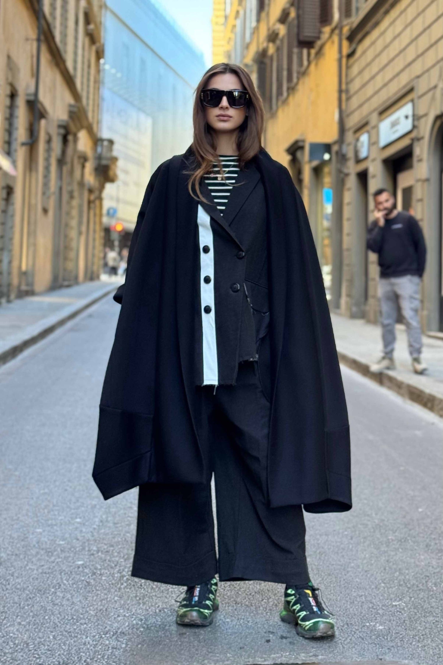 Spolverino Felpa Nero