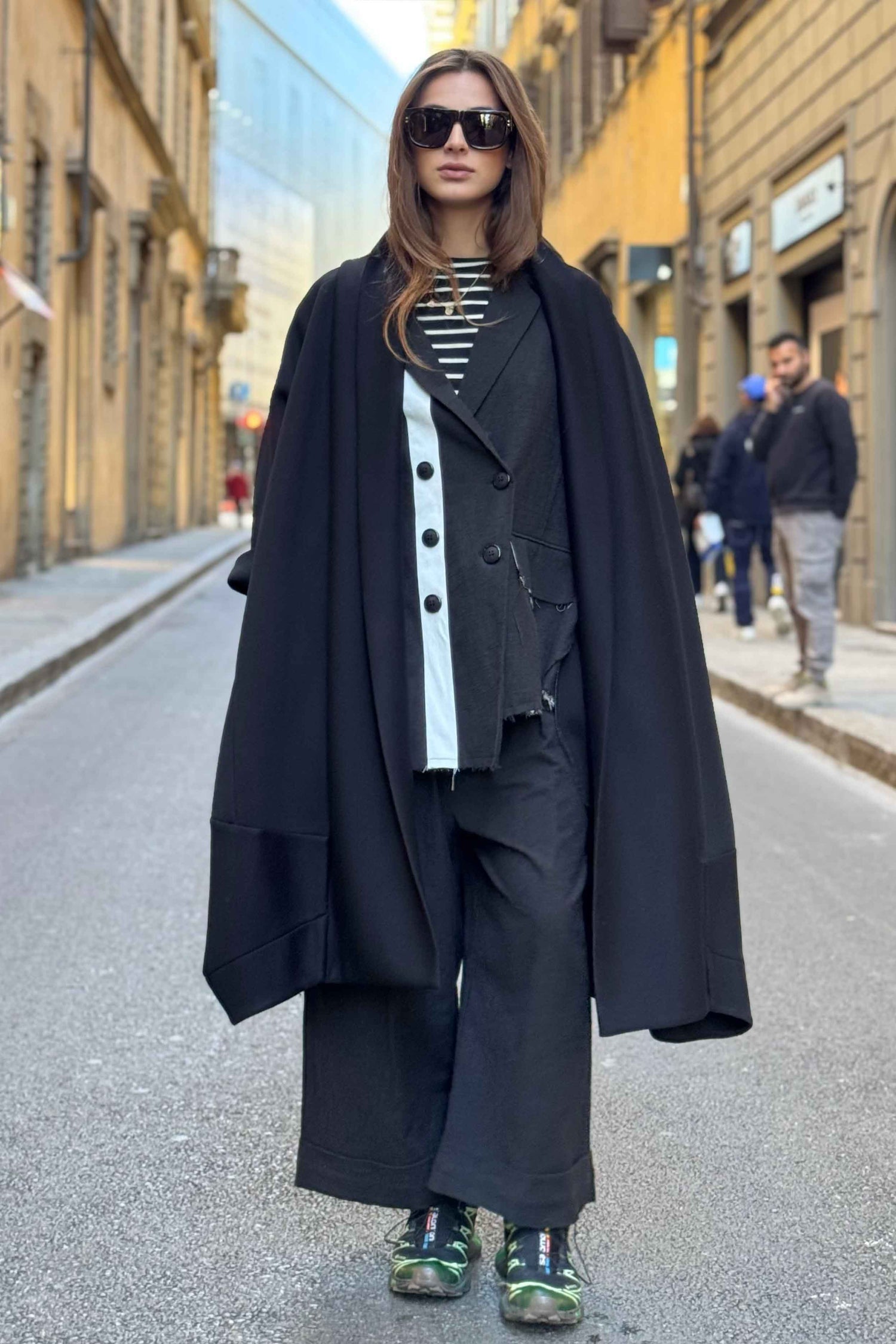 Spolverino Felpa Nero