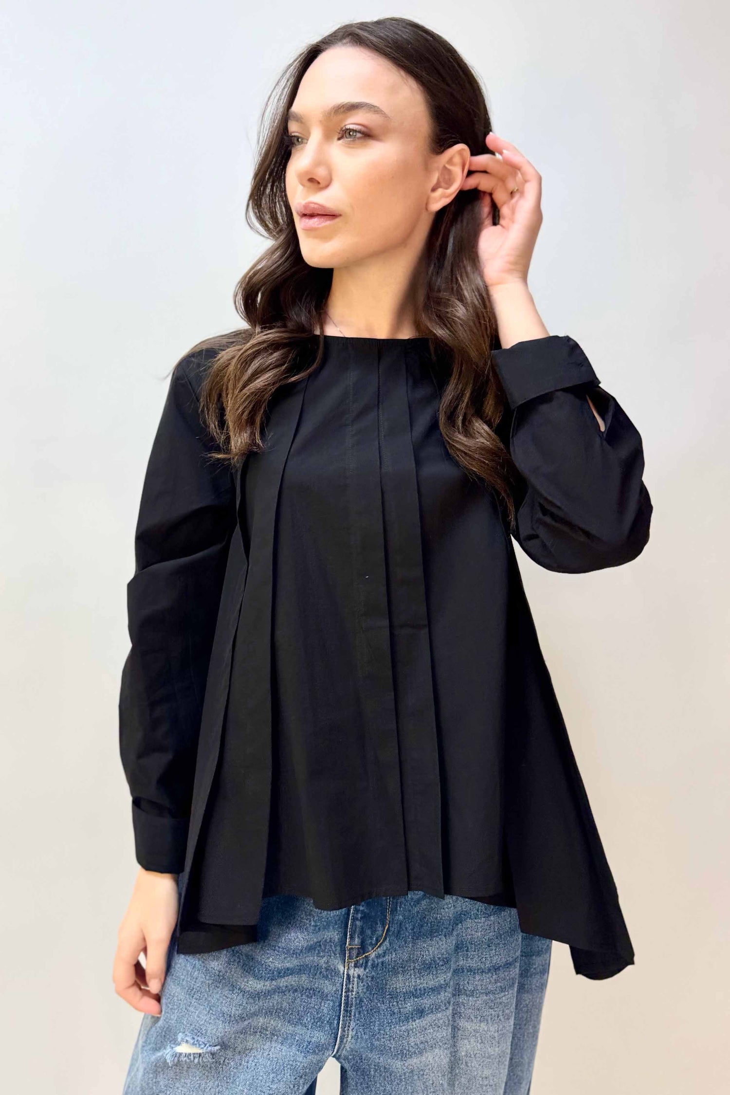 Camicia Cotone Svasata