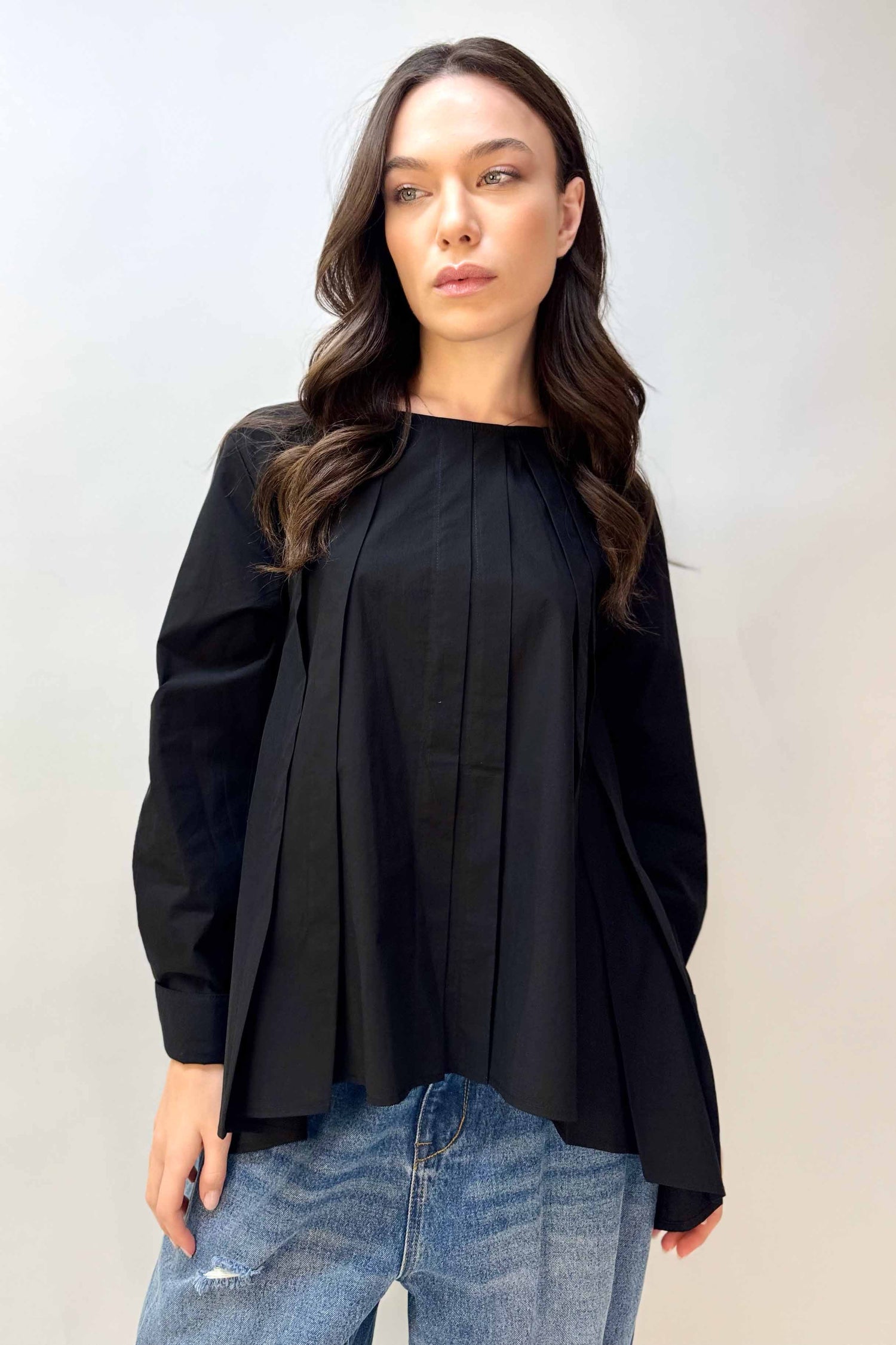 Camicia Cotone Svasata