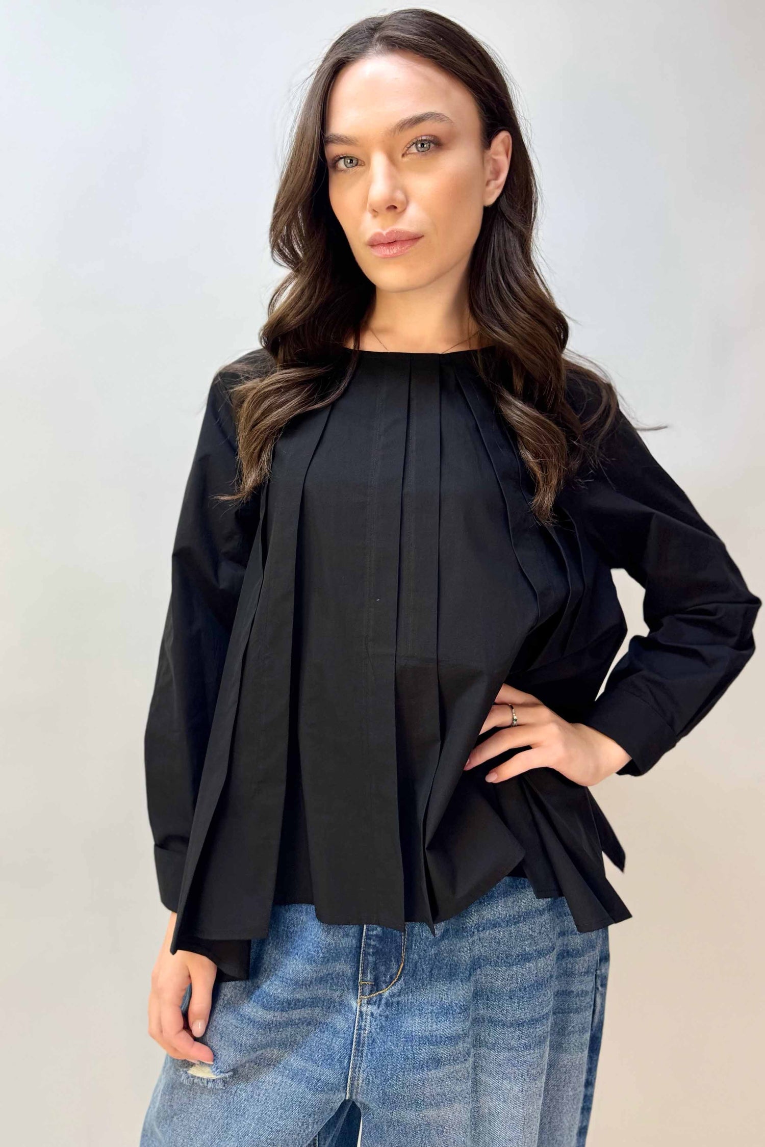 Camicia Cotone Svasata