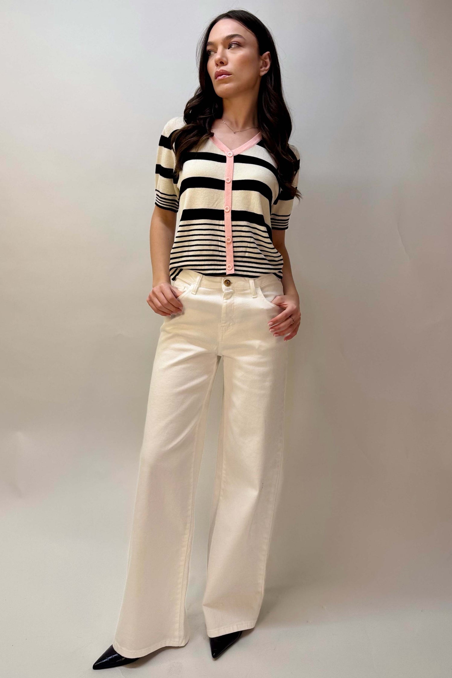 Jeans Ampio Colorato