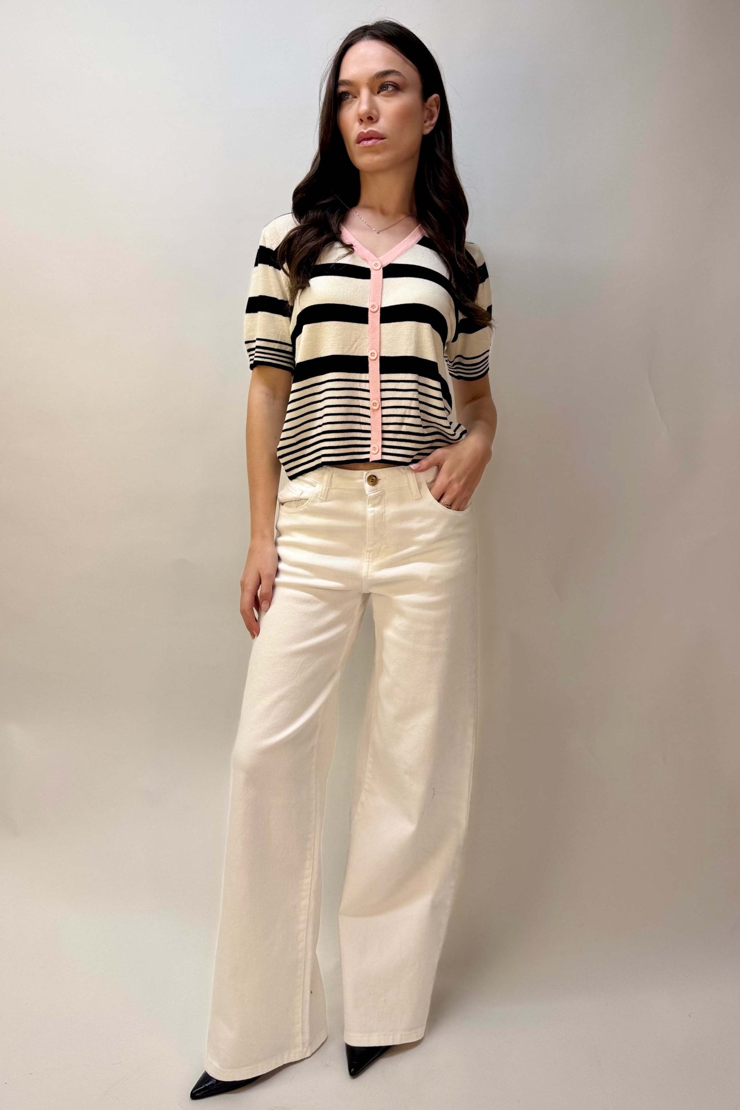 Jeans Ampio Colorato