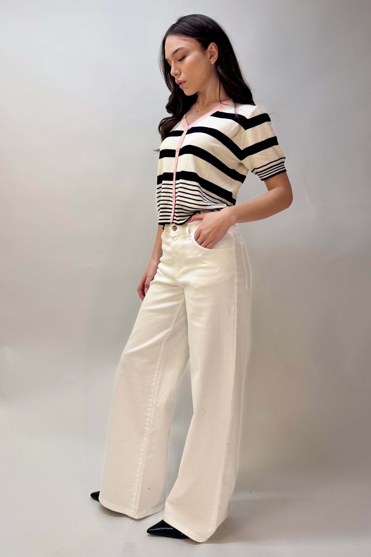 Jeans Ampio Colorato