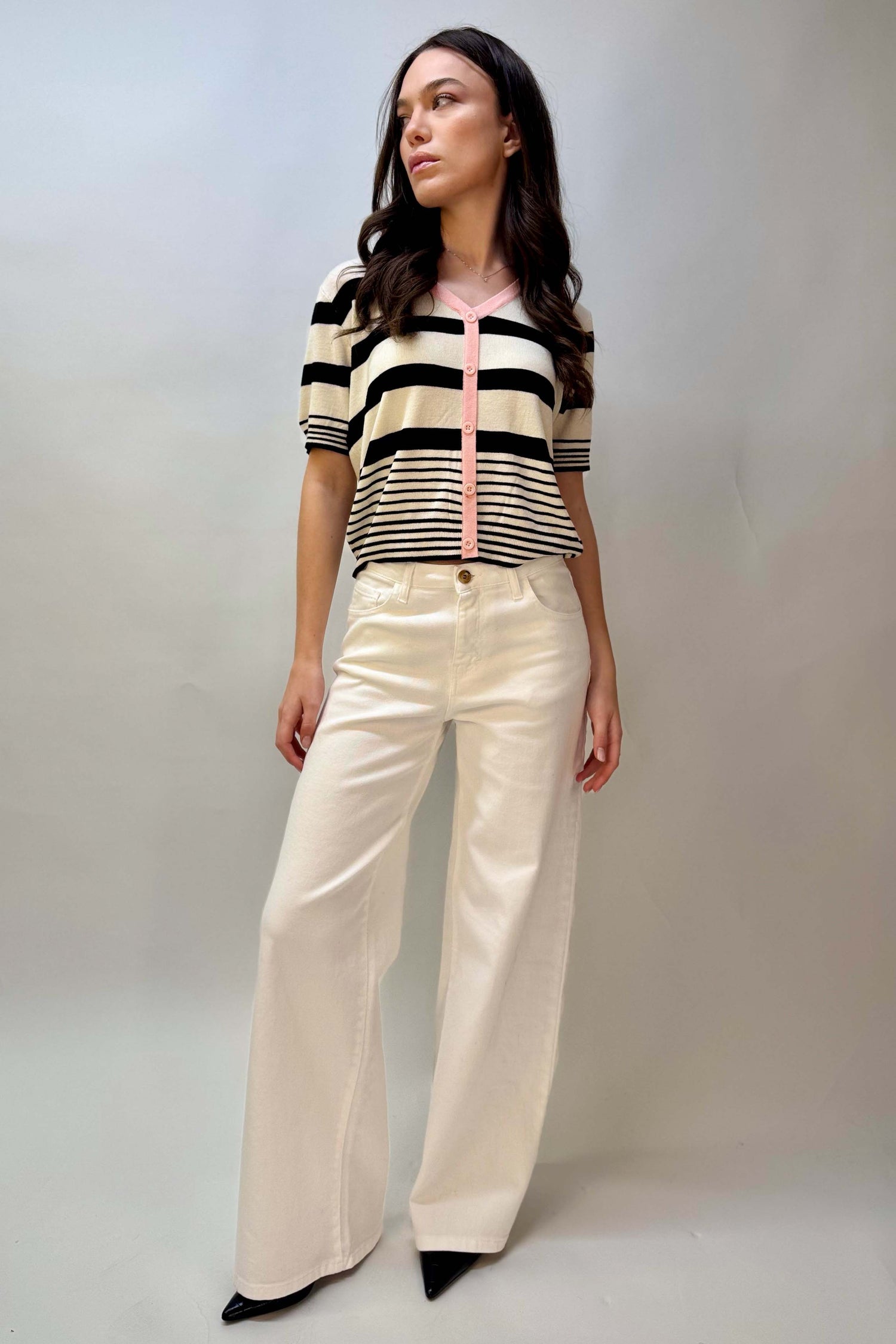 Jeans Ampio Colorato