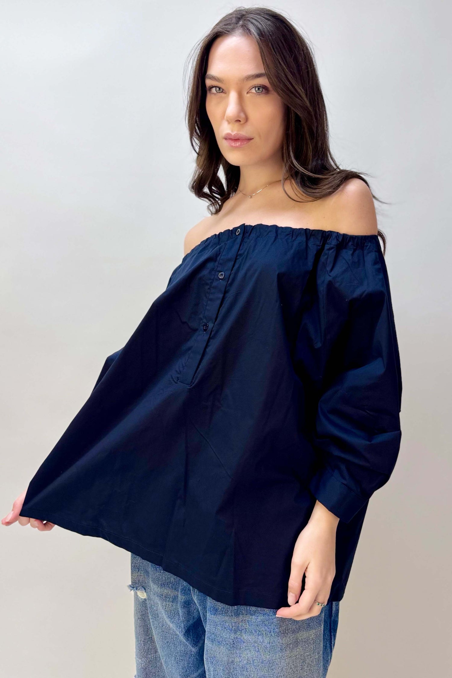 Camicia Scollo con Elastico