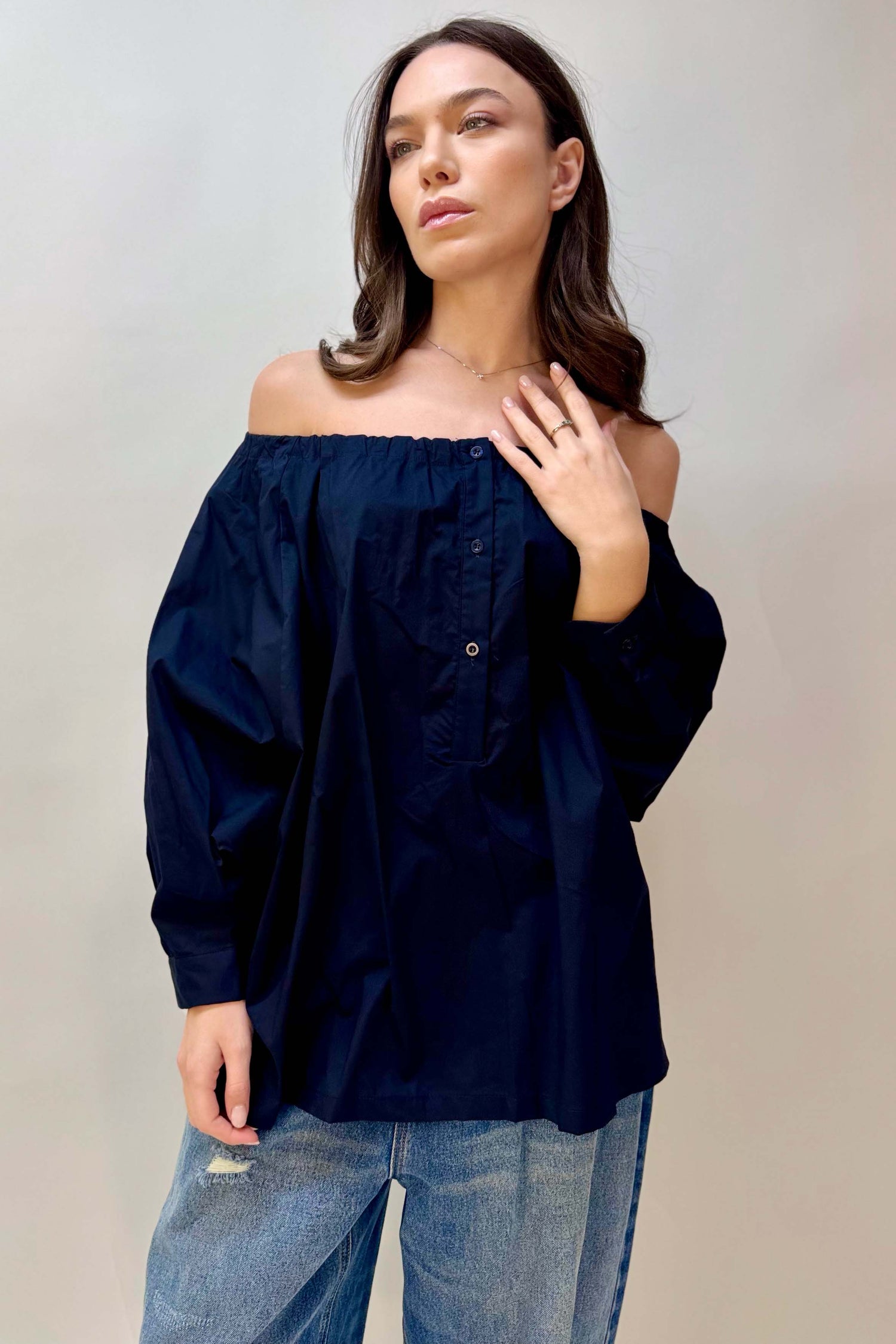 Camicia Scollo con Elastico