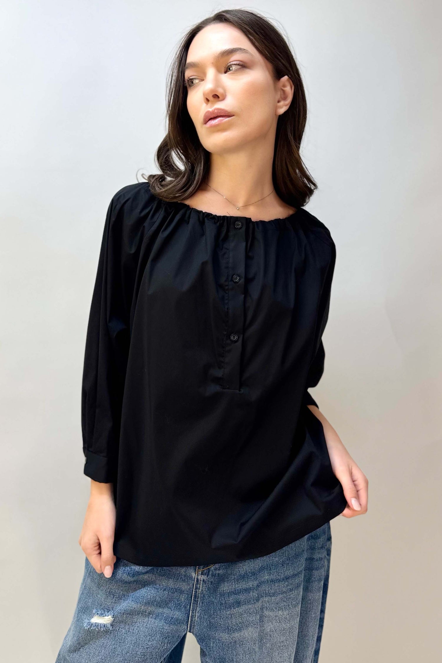 Camicia Scollo con Elastico