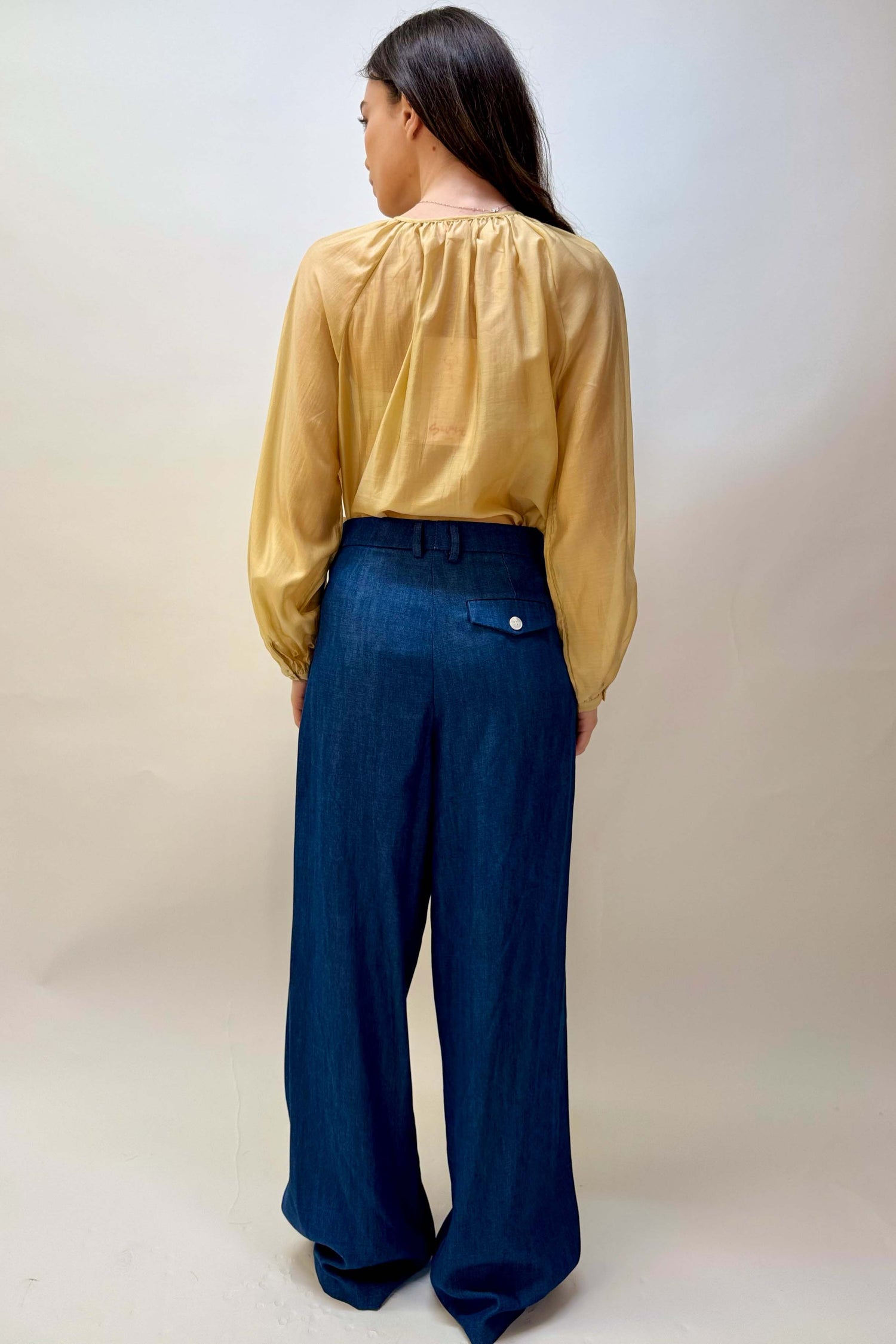 Pantalone Palazzo Denim