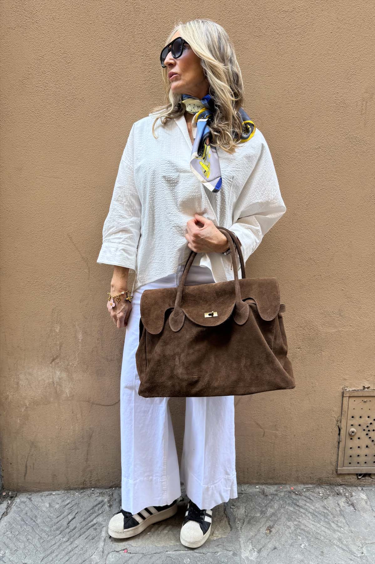 Borsa Kelly Grande Camoscio