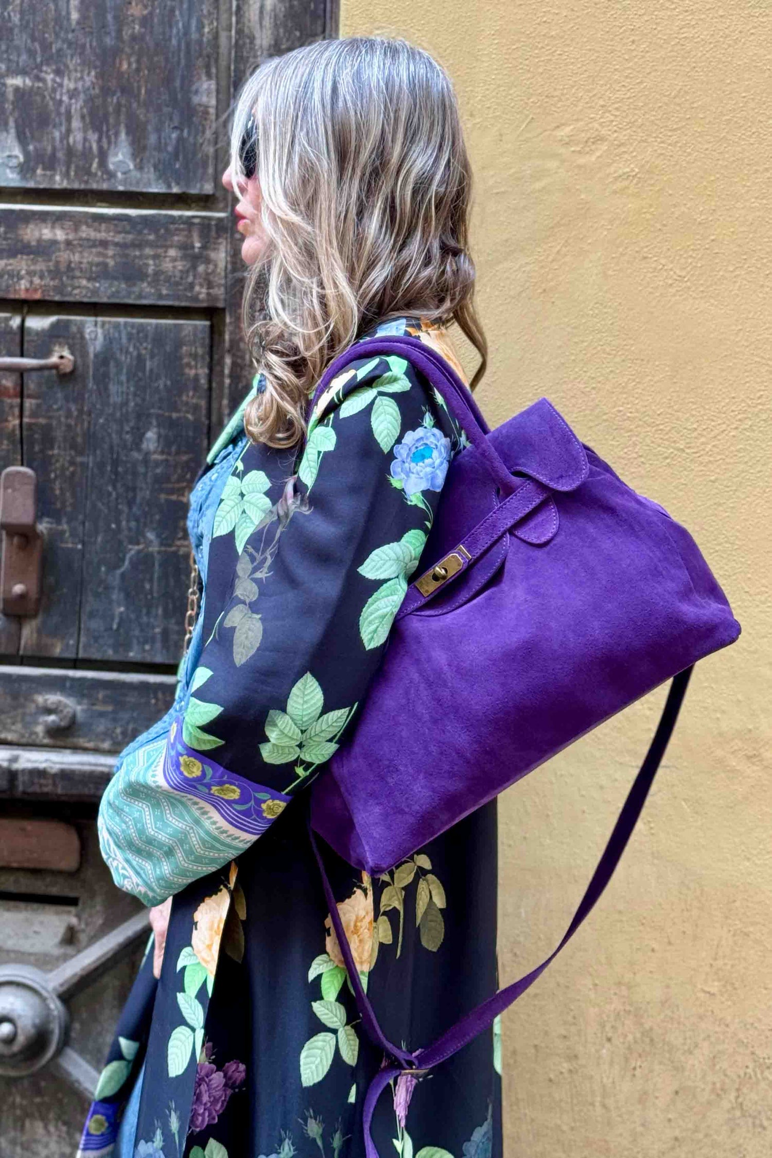 Borsa Kelly Piccola Camoscio