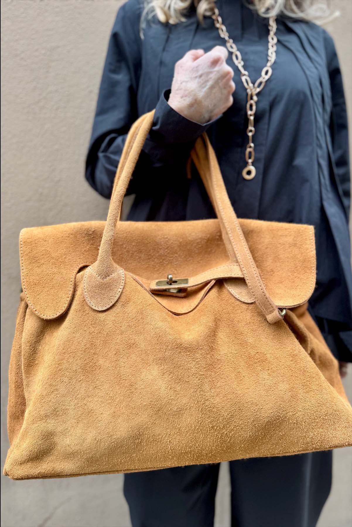 Borsa Kelly Piccola Camoscio