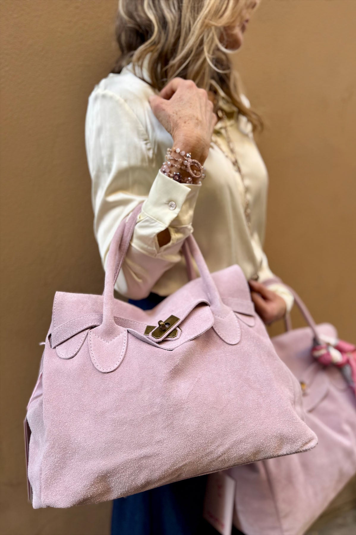 Borsa Kelly Piccola Camoscio