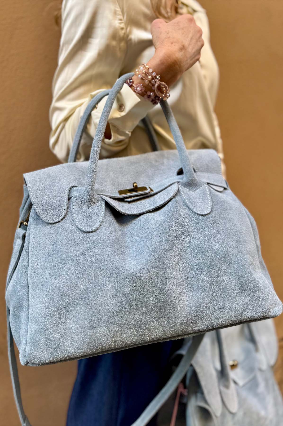 Borsa Kelly Piccola Camoscio