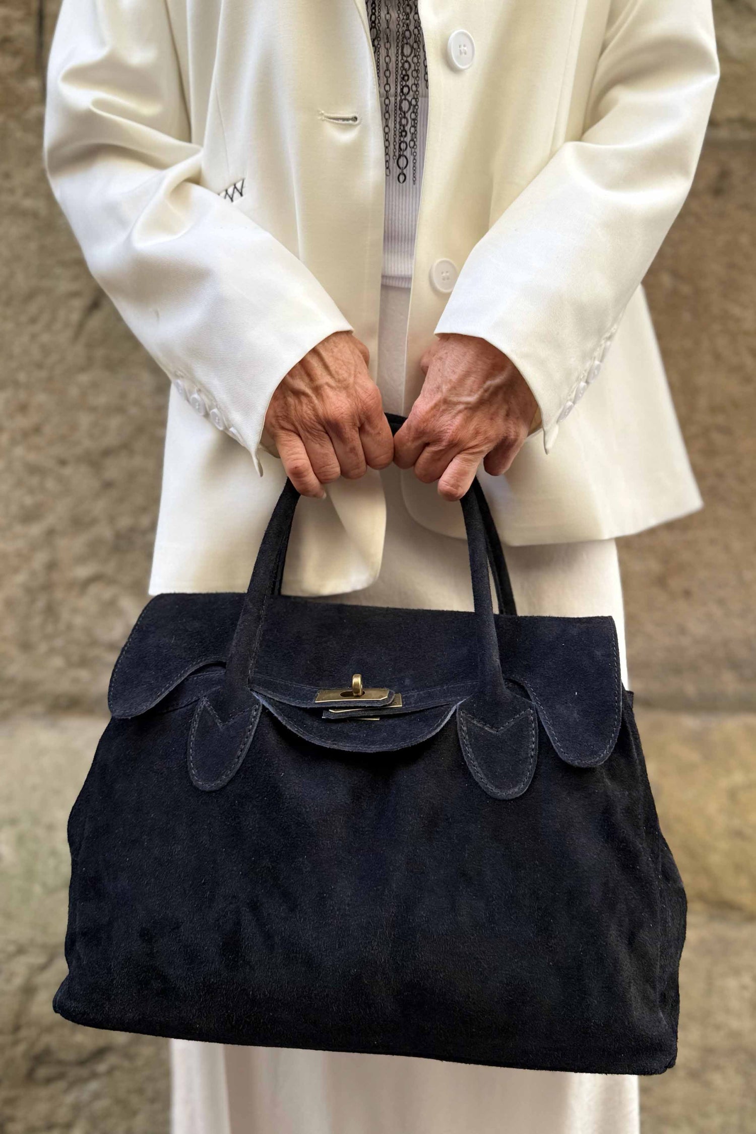 Borsa Kelly Piccola Camoscio