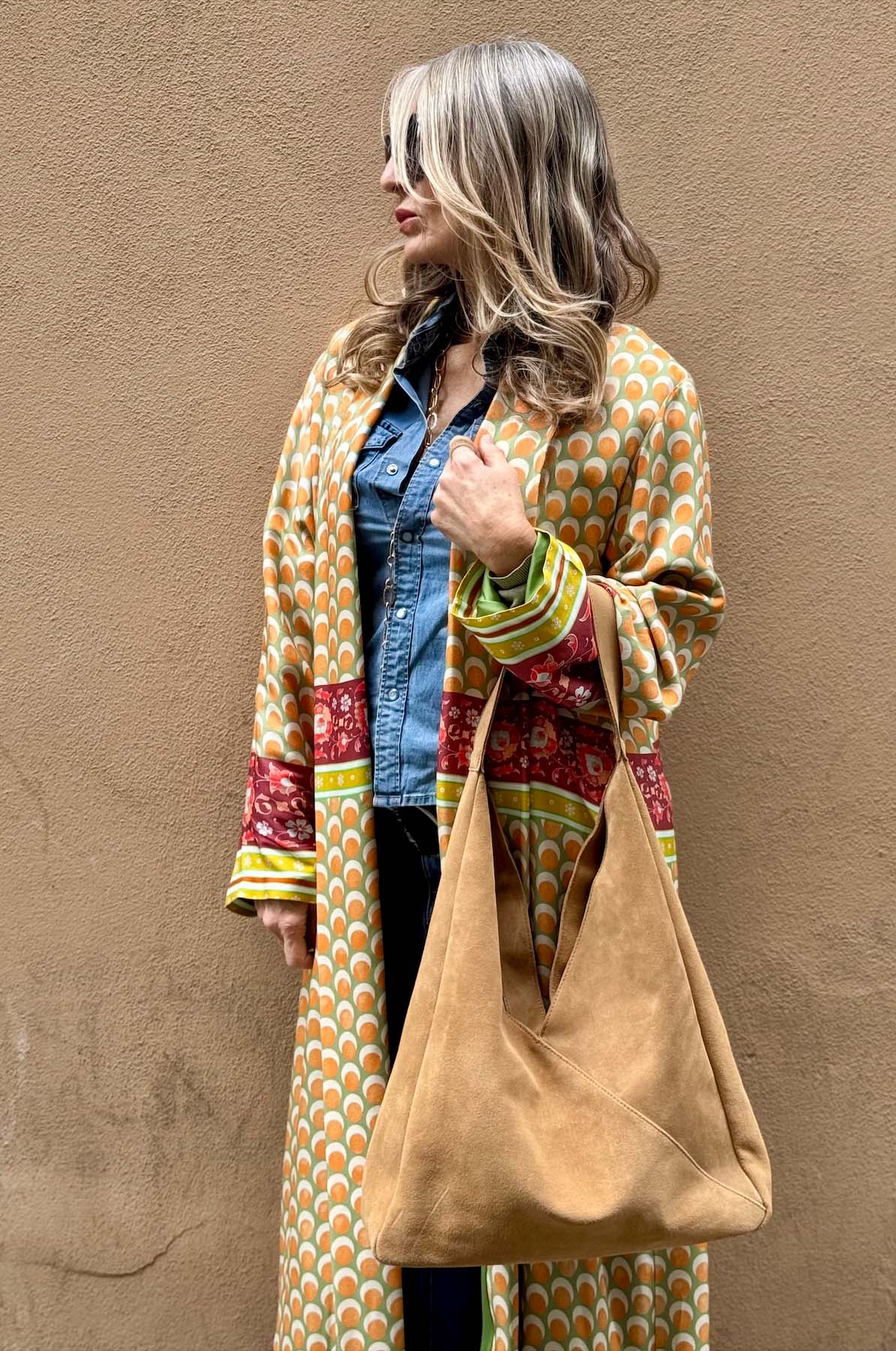 Borsa Sacca Morbida Camoscio