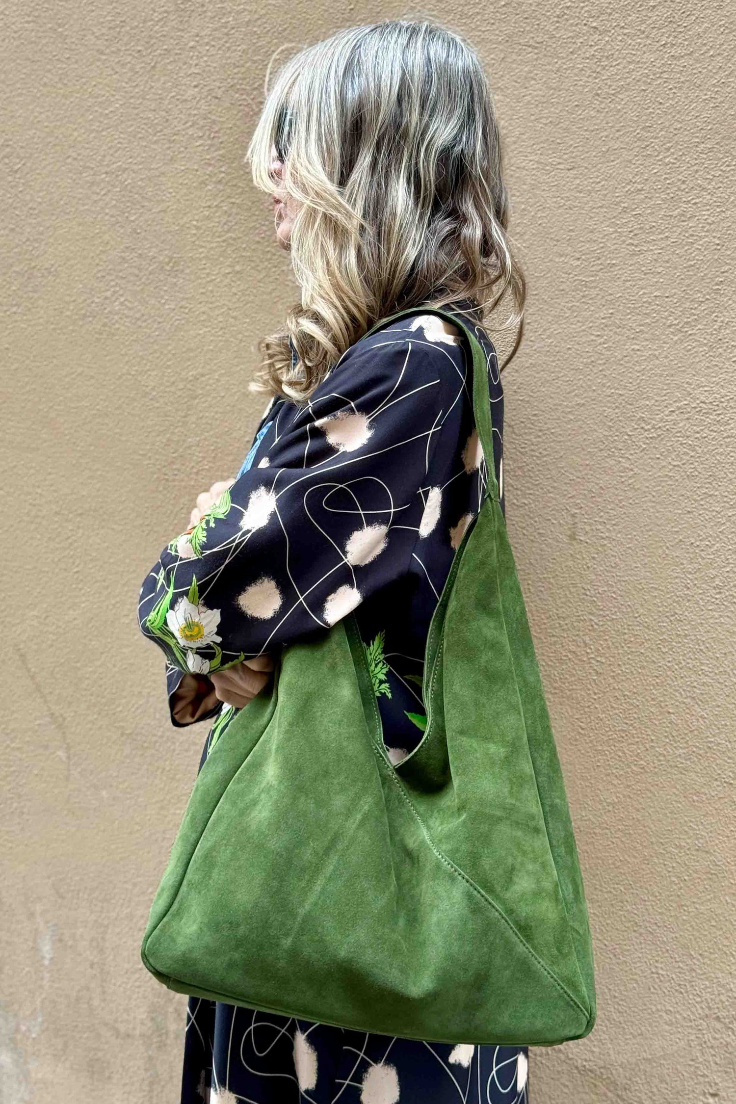 Borsa Sacca Morbida Camoscio