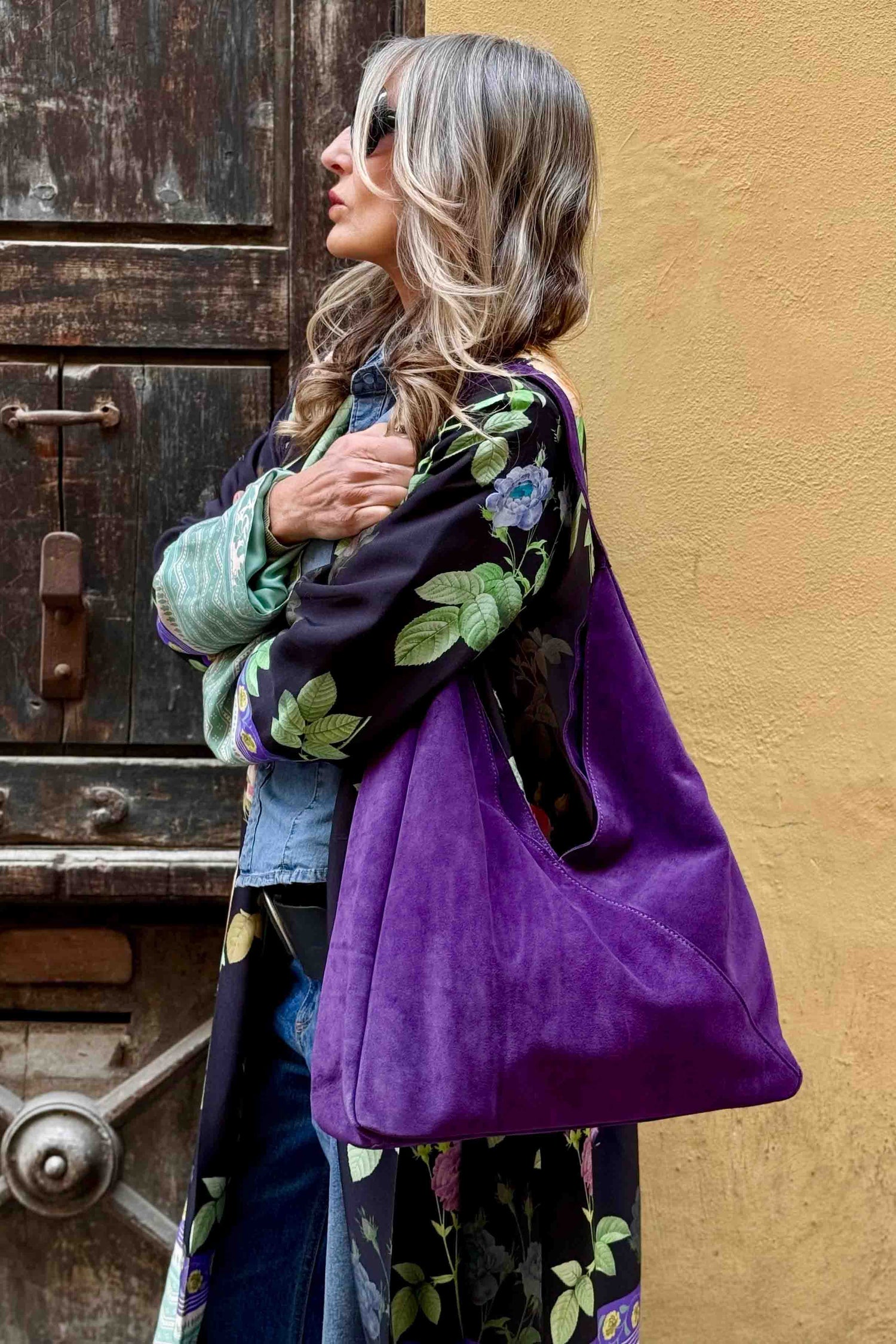 Borsa Sacca Morbida Camoscio