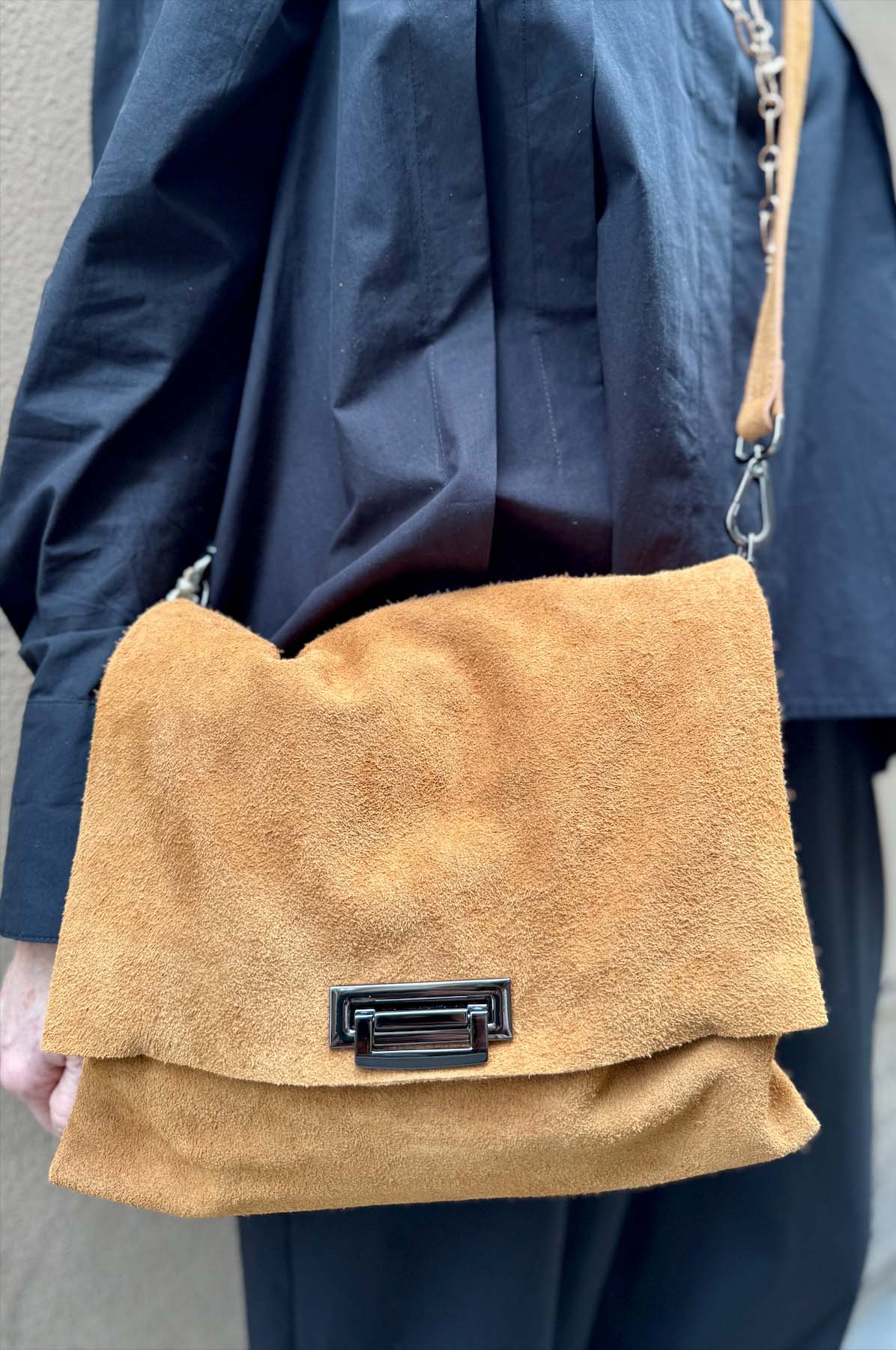 Borsa Tracolla Camoscio