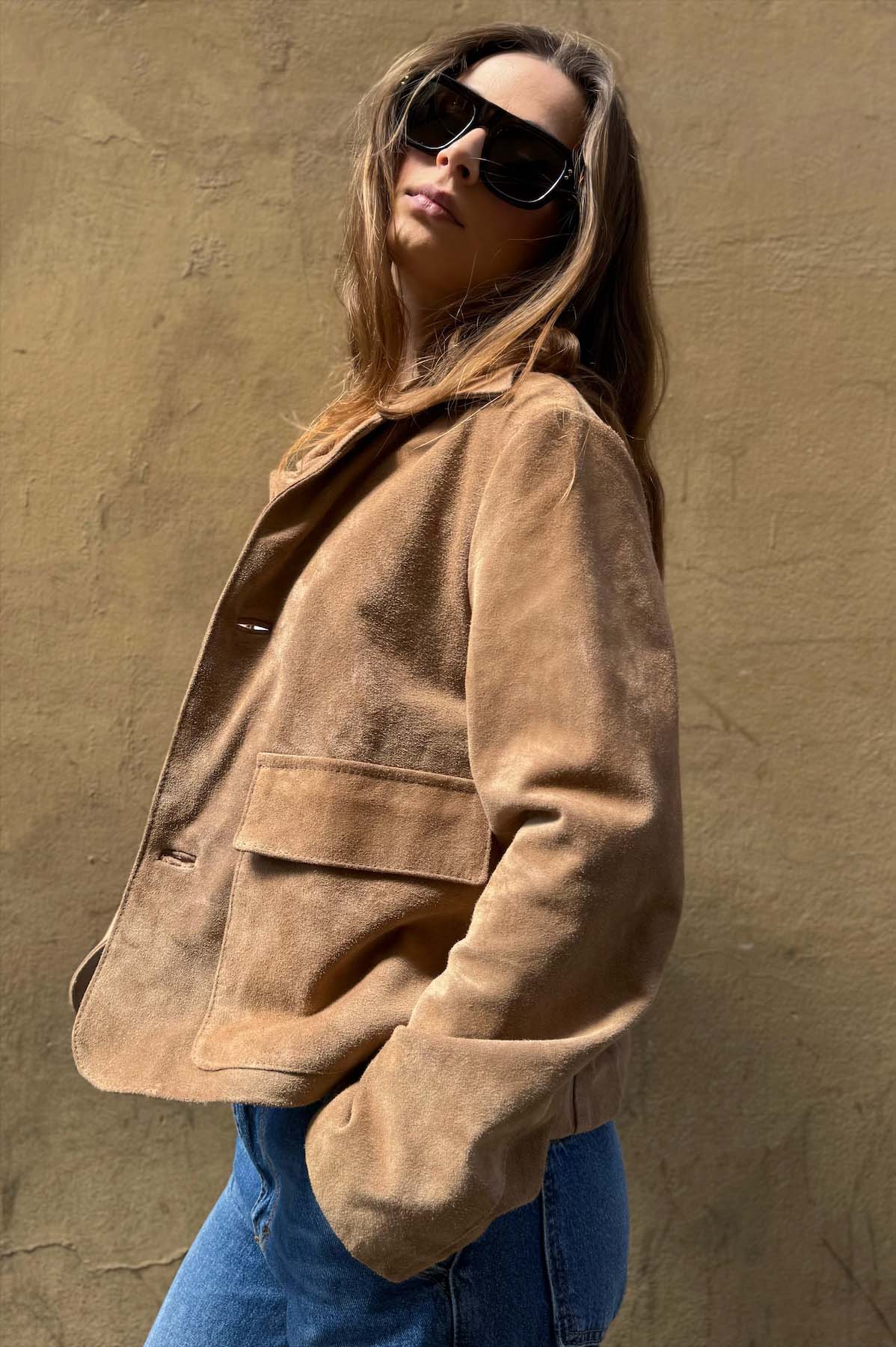 Giacca Corta Camoscio