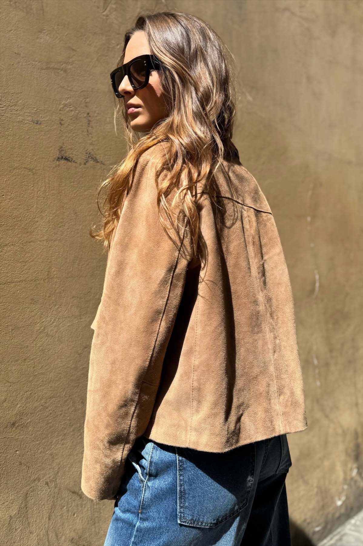 Giacca Corta Camoscio