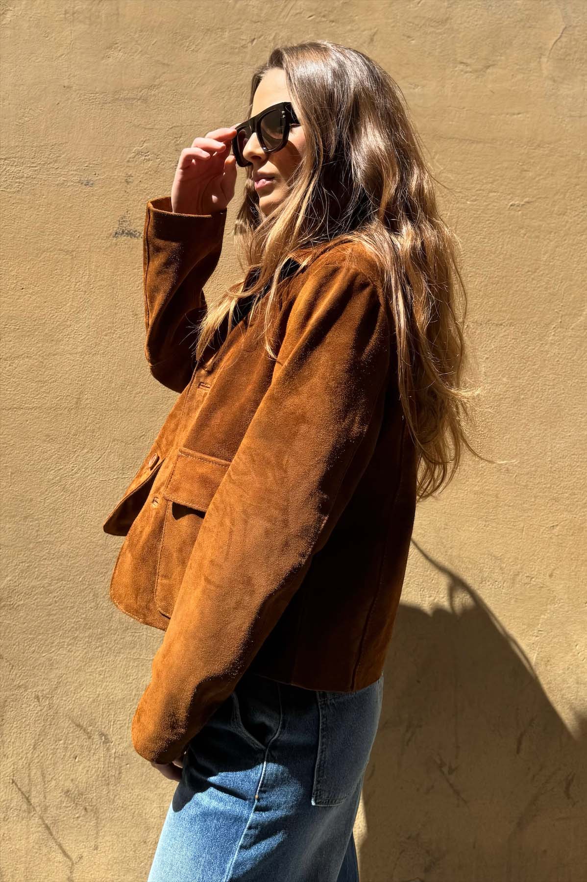 Giacca Corta Camoscio