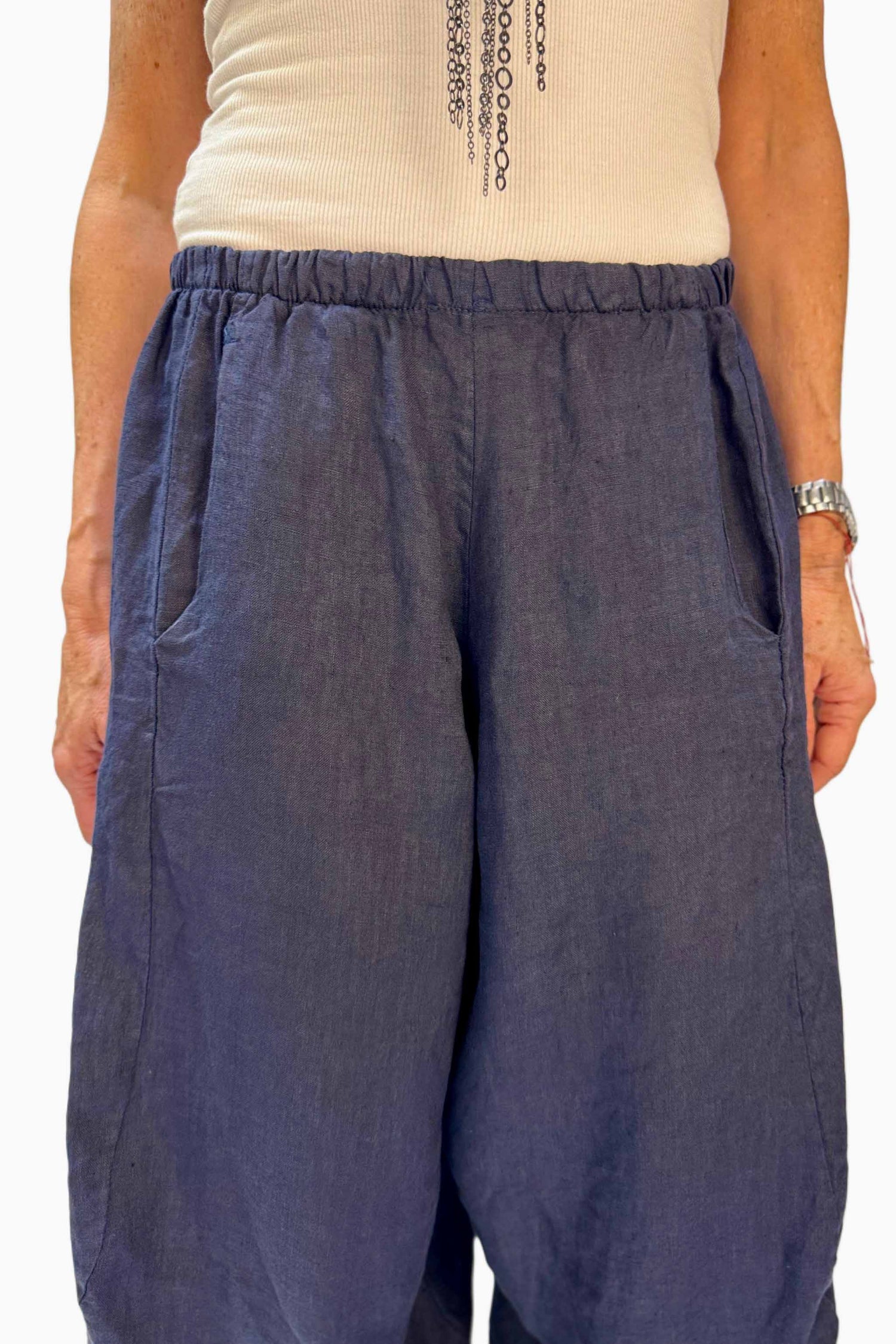 Pantalone Gaucho Lino