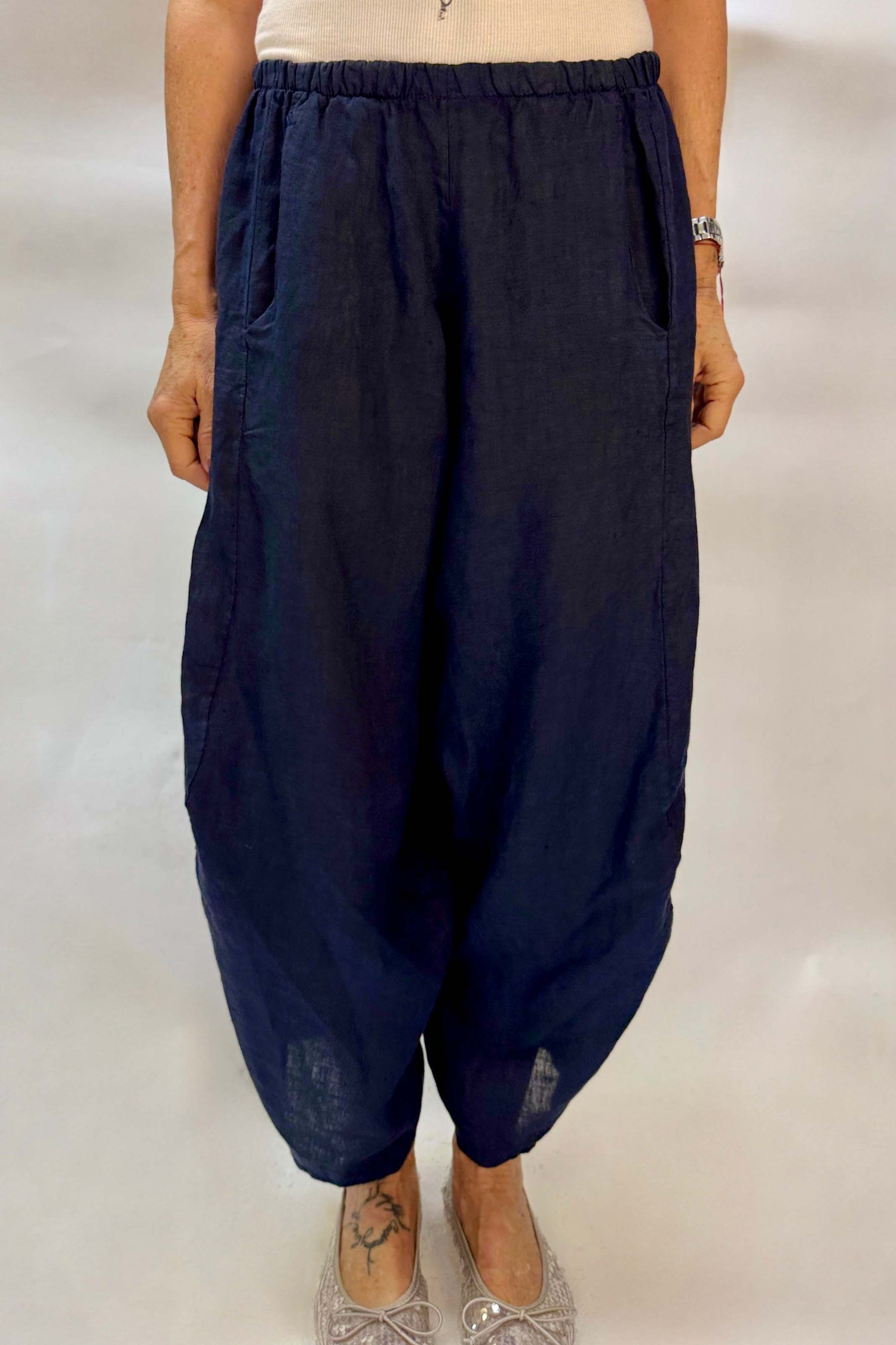 Pantalone Gaucho Lino