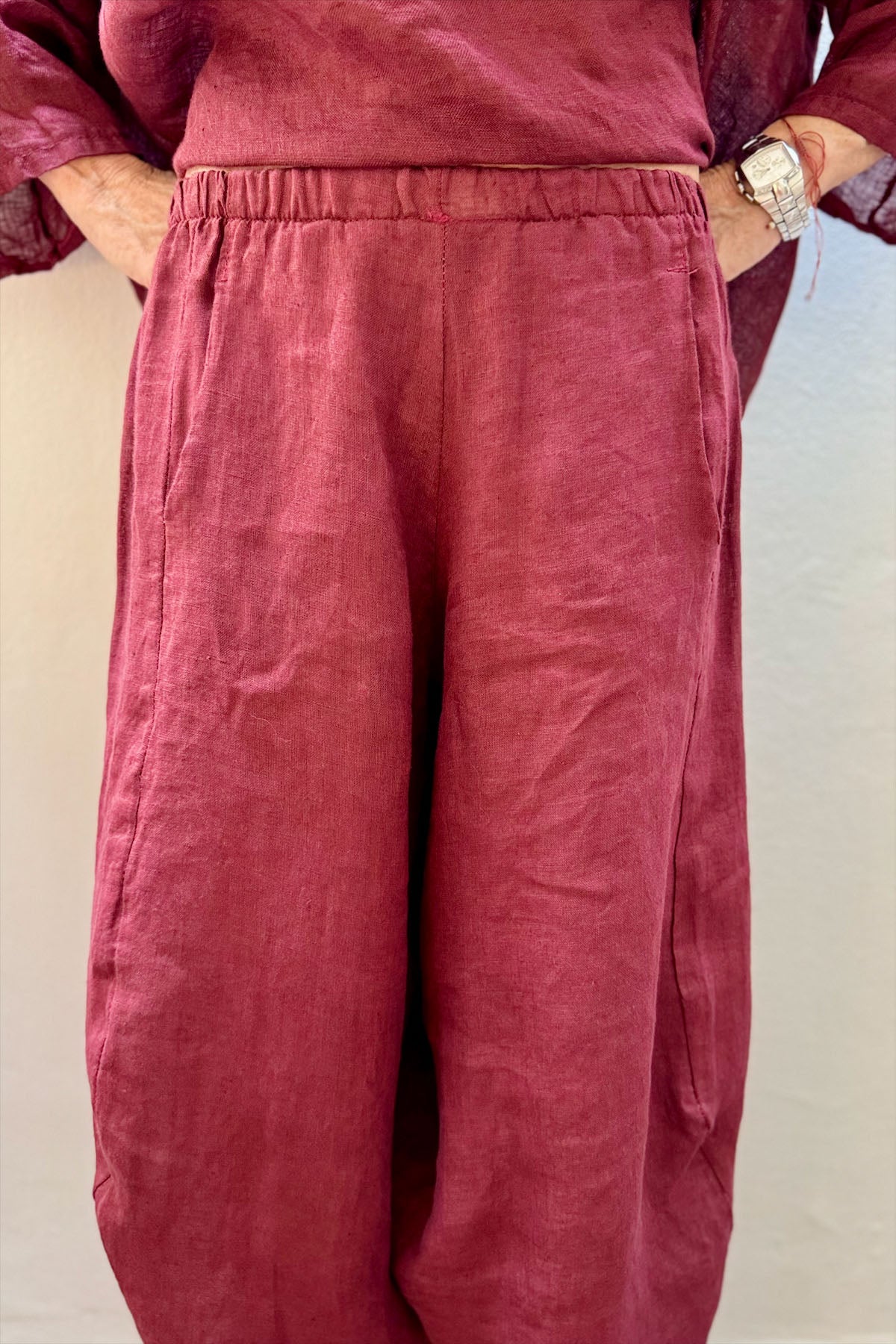 Pantalone Gaucho Lino