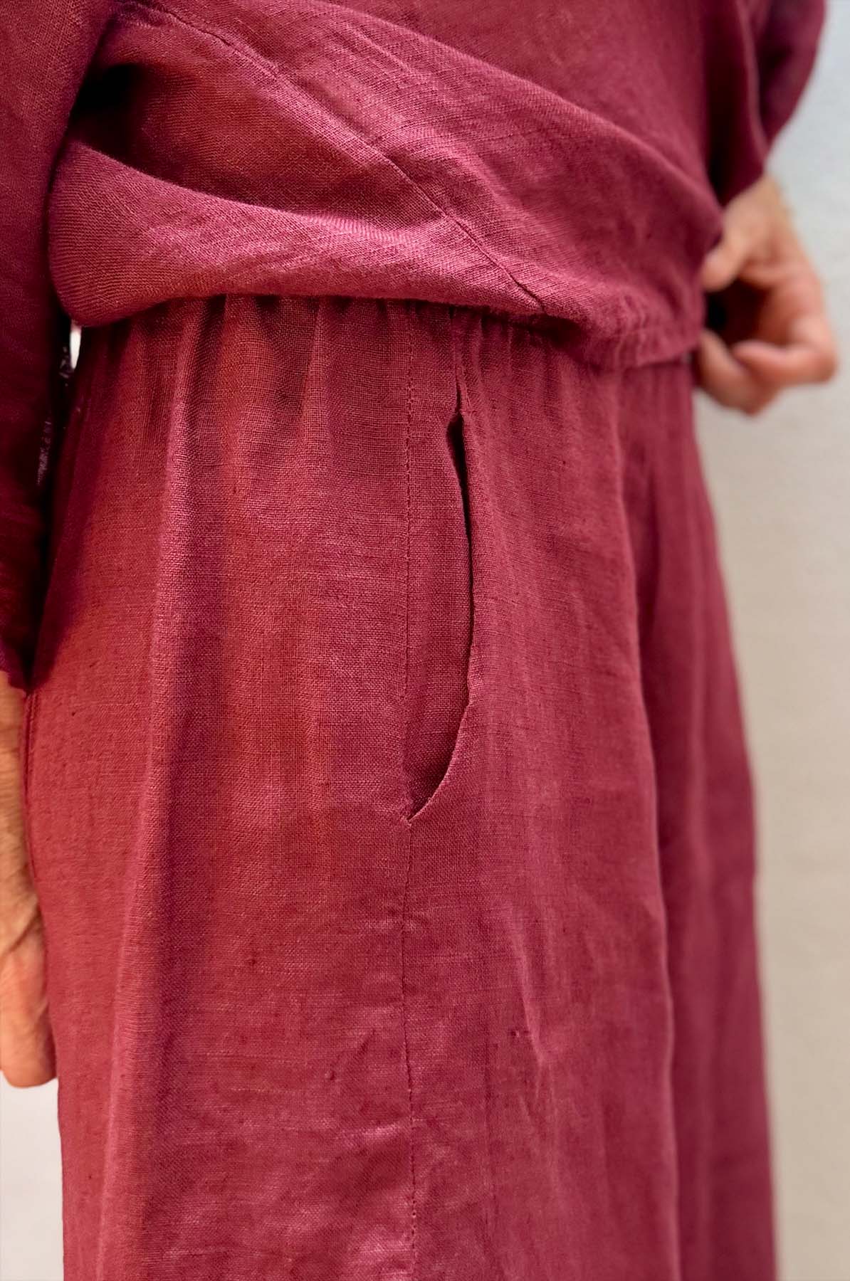 Pantalone Gaucho Lino